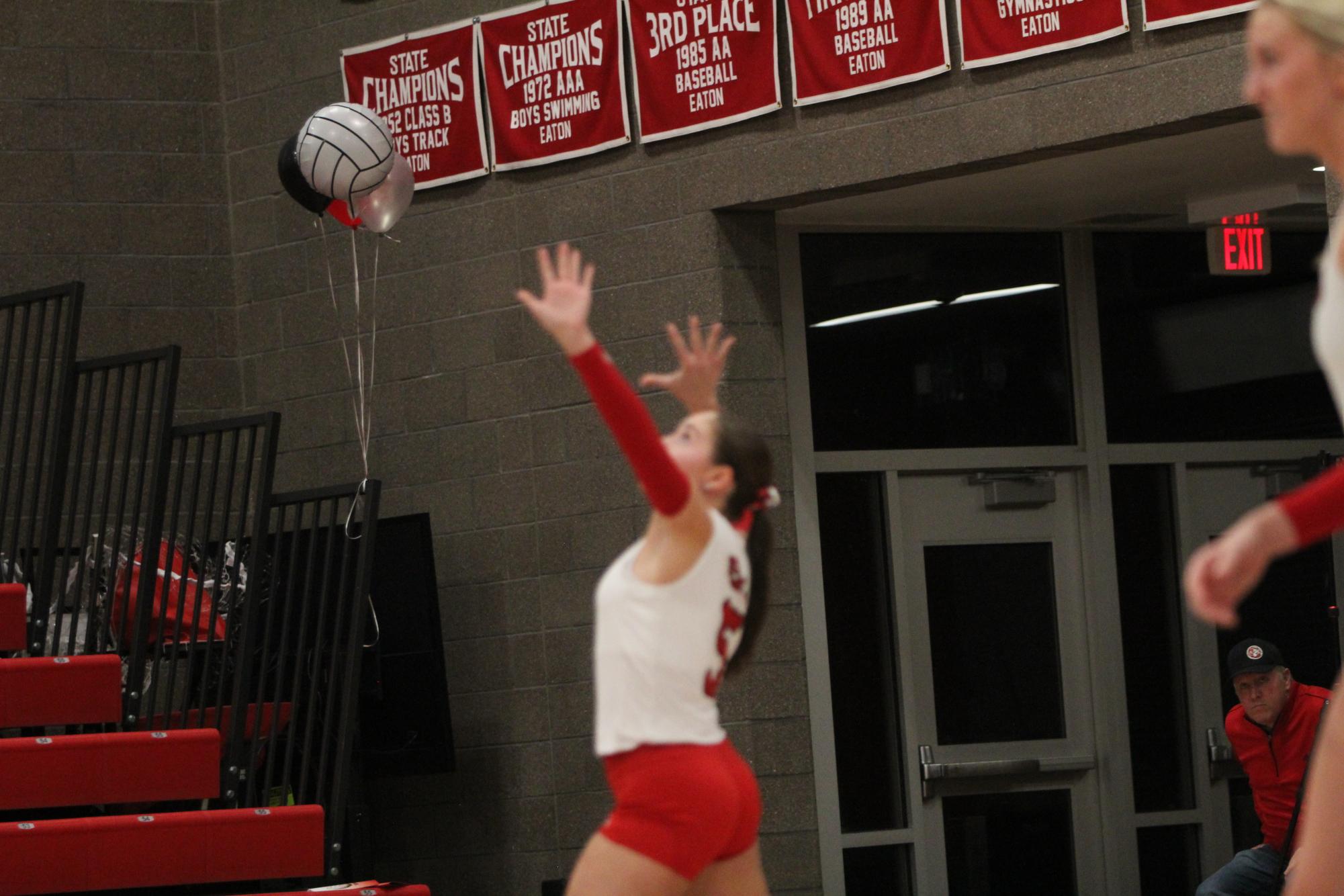 Eaton High School volleyball senior night photos