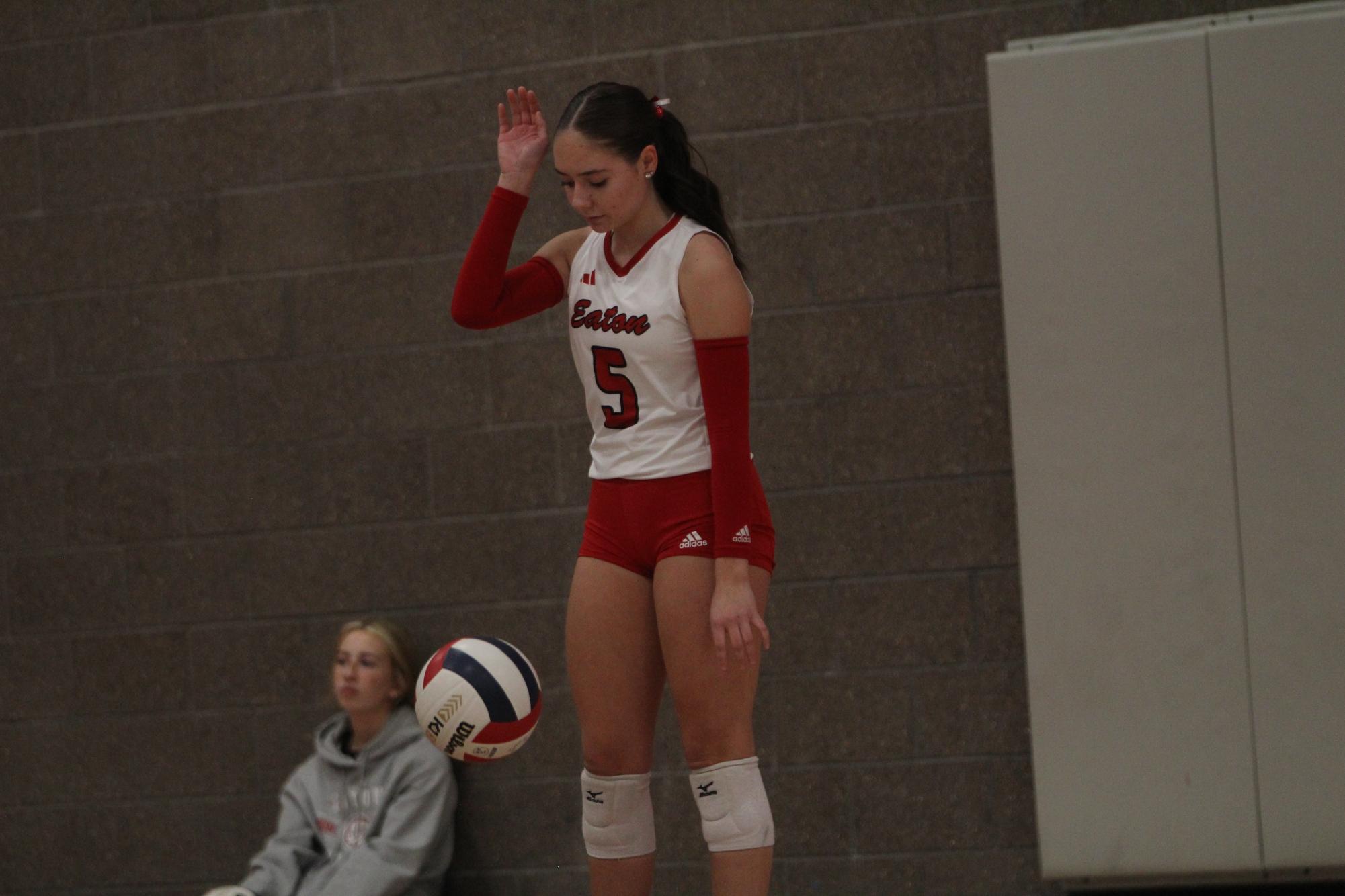 Eaton High School volleyball senior night photos