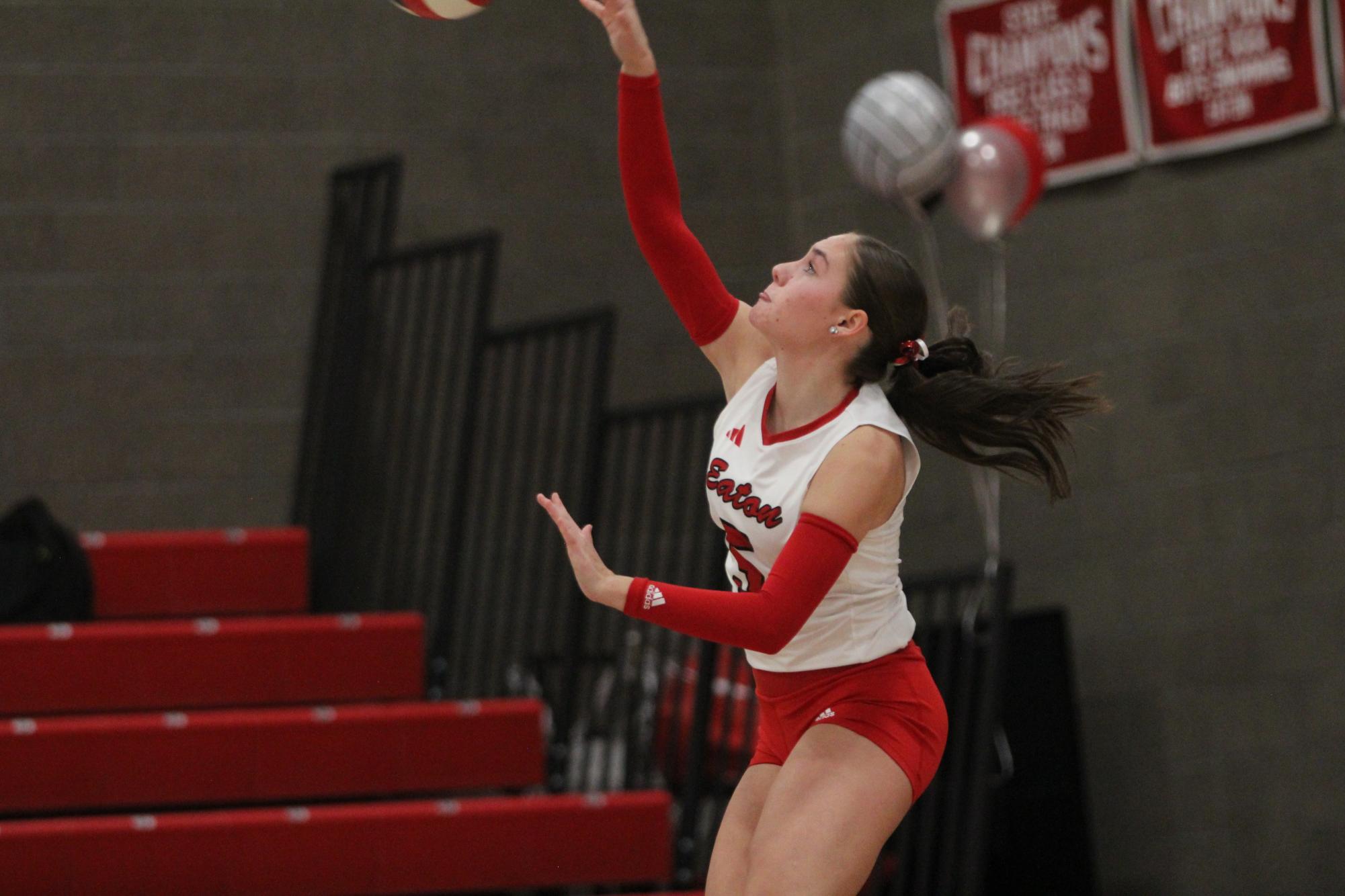 Eaton High School volleyball senior night photos