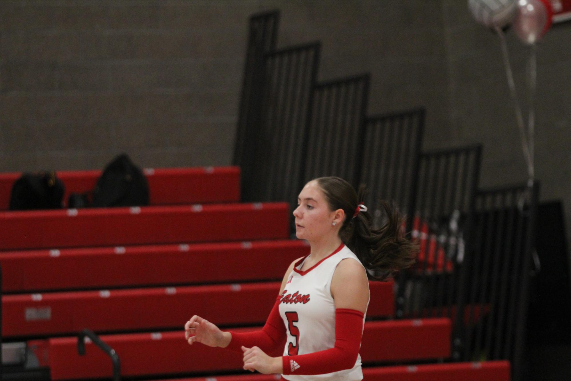 Eaton High School volleyball senior night photos