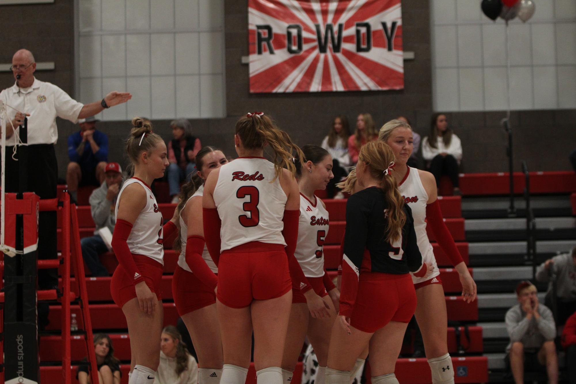 Eaton High School volleyball senior night photos