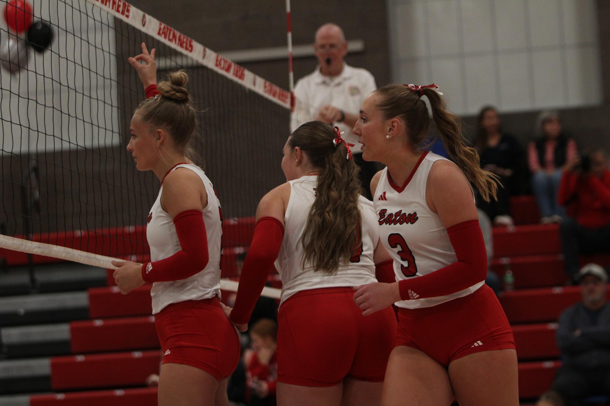 Eaton High School volleyball senior night photos