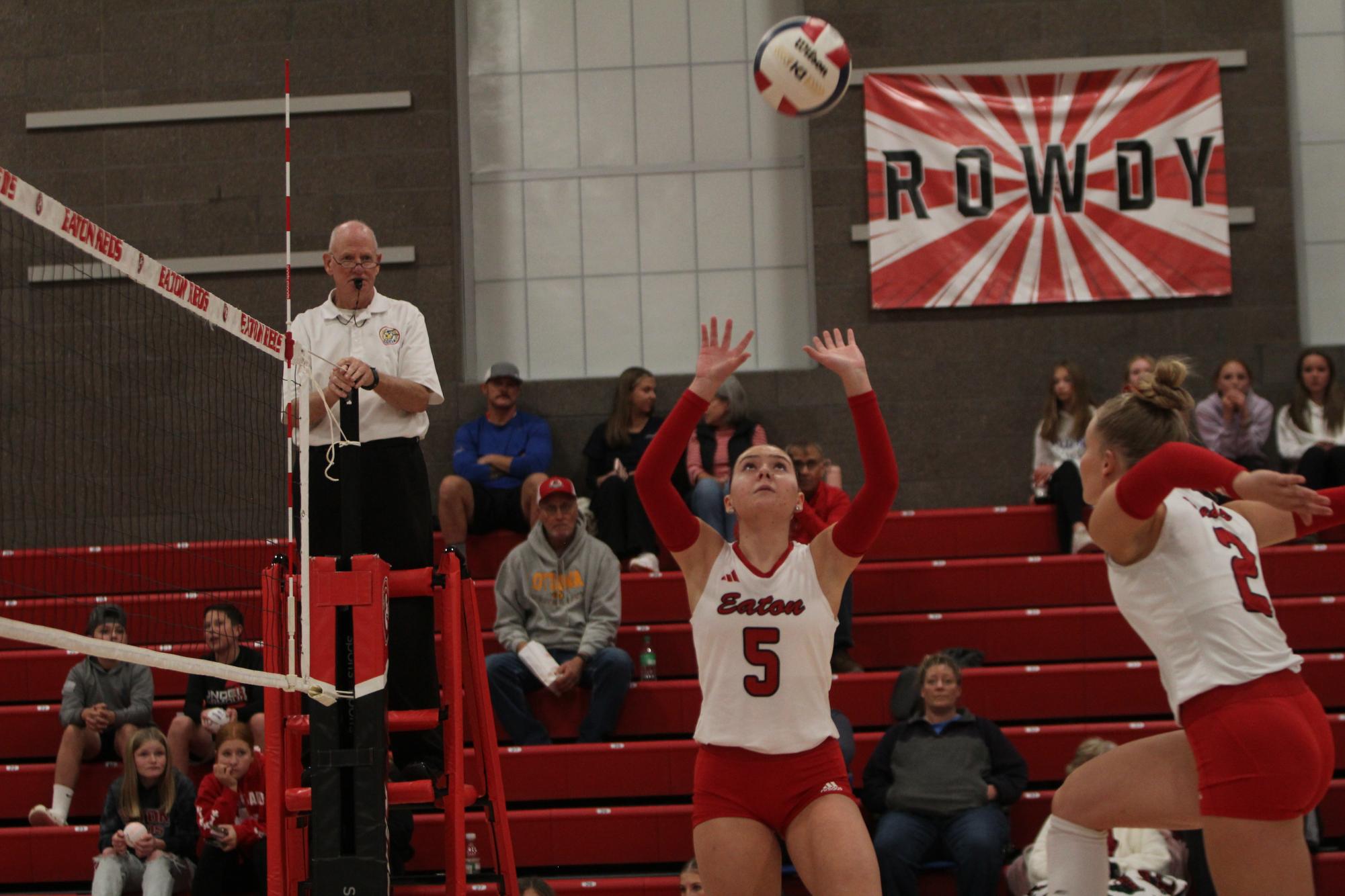 Eaton High School volleyball senior night photos