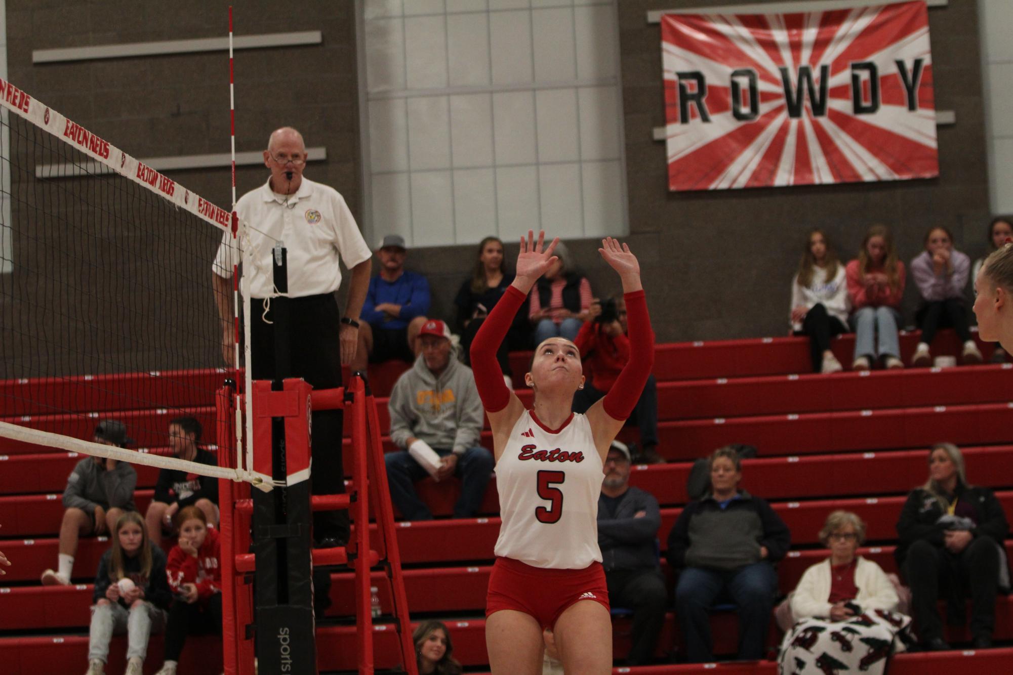 Eaton High School volleyball senior night photos