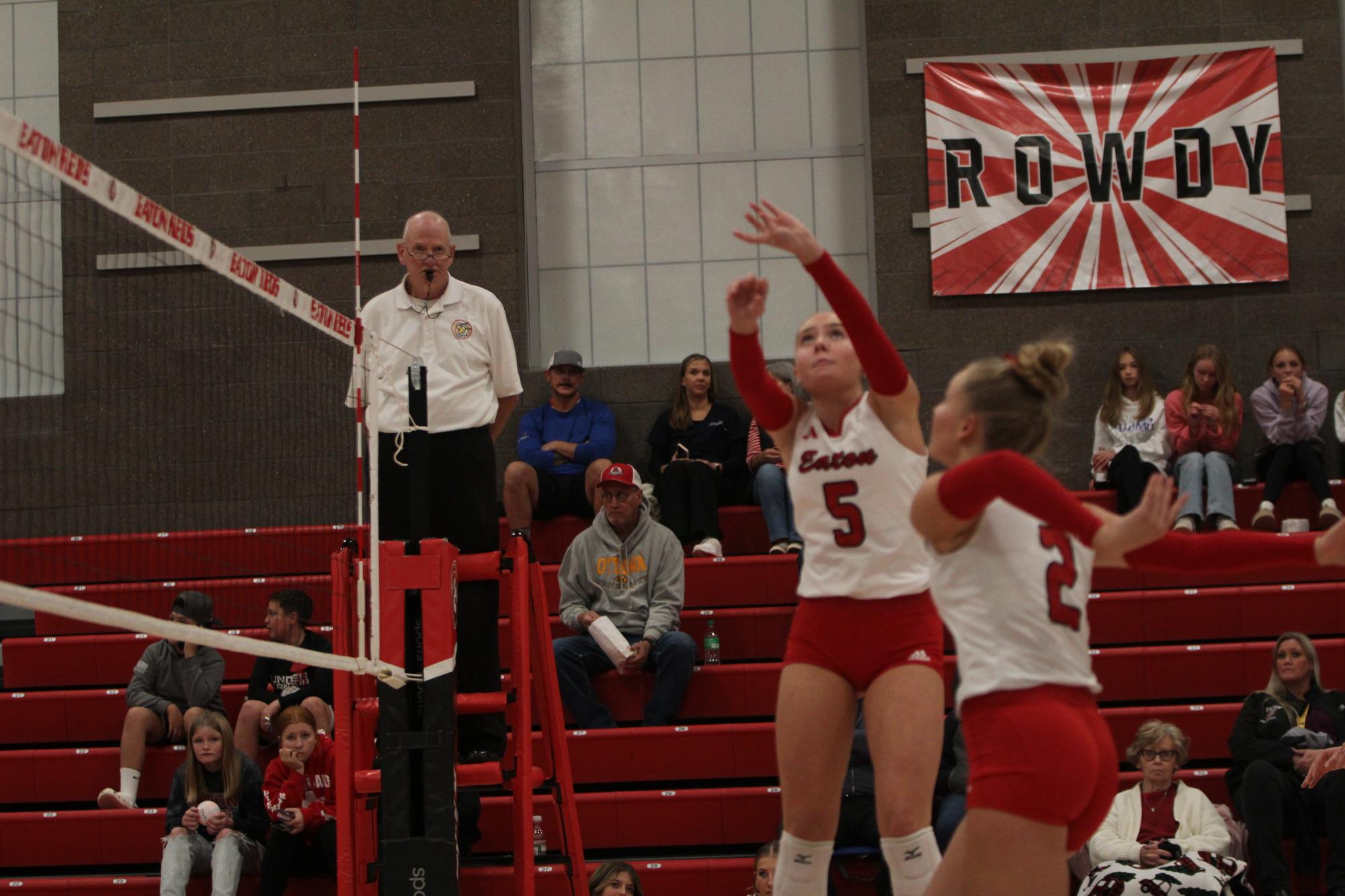 Eaton High School volleyball senior night photos