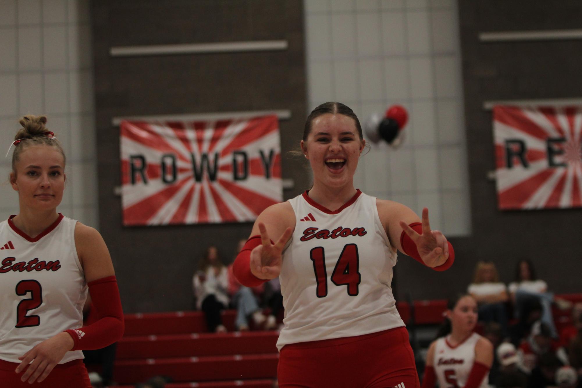 Eaton High School volleyball senior night photos