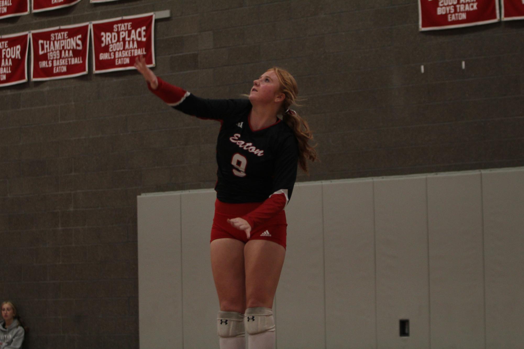 Eaton High School volleyball senior night photos