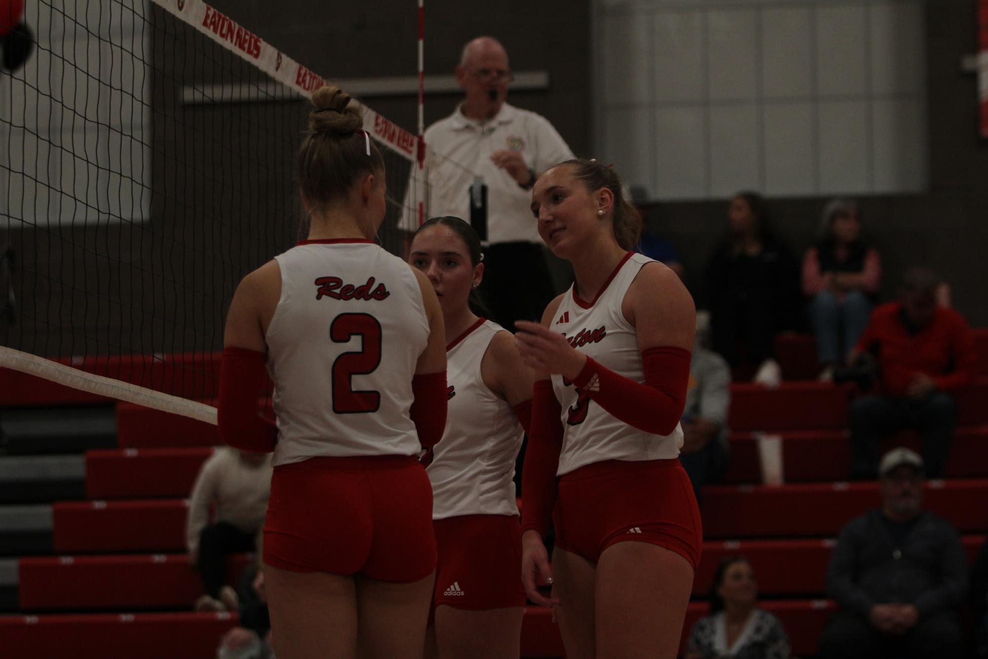 Eaton High School volleyball senior night photos