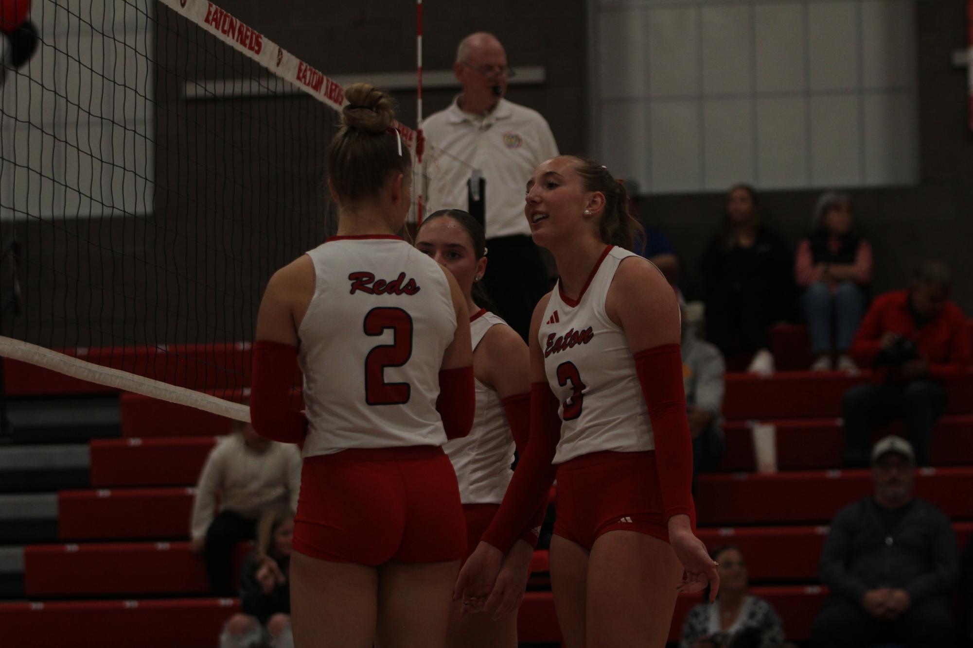 Eaton High School volleyball senior night photos