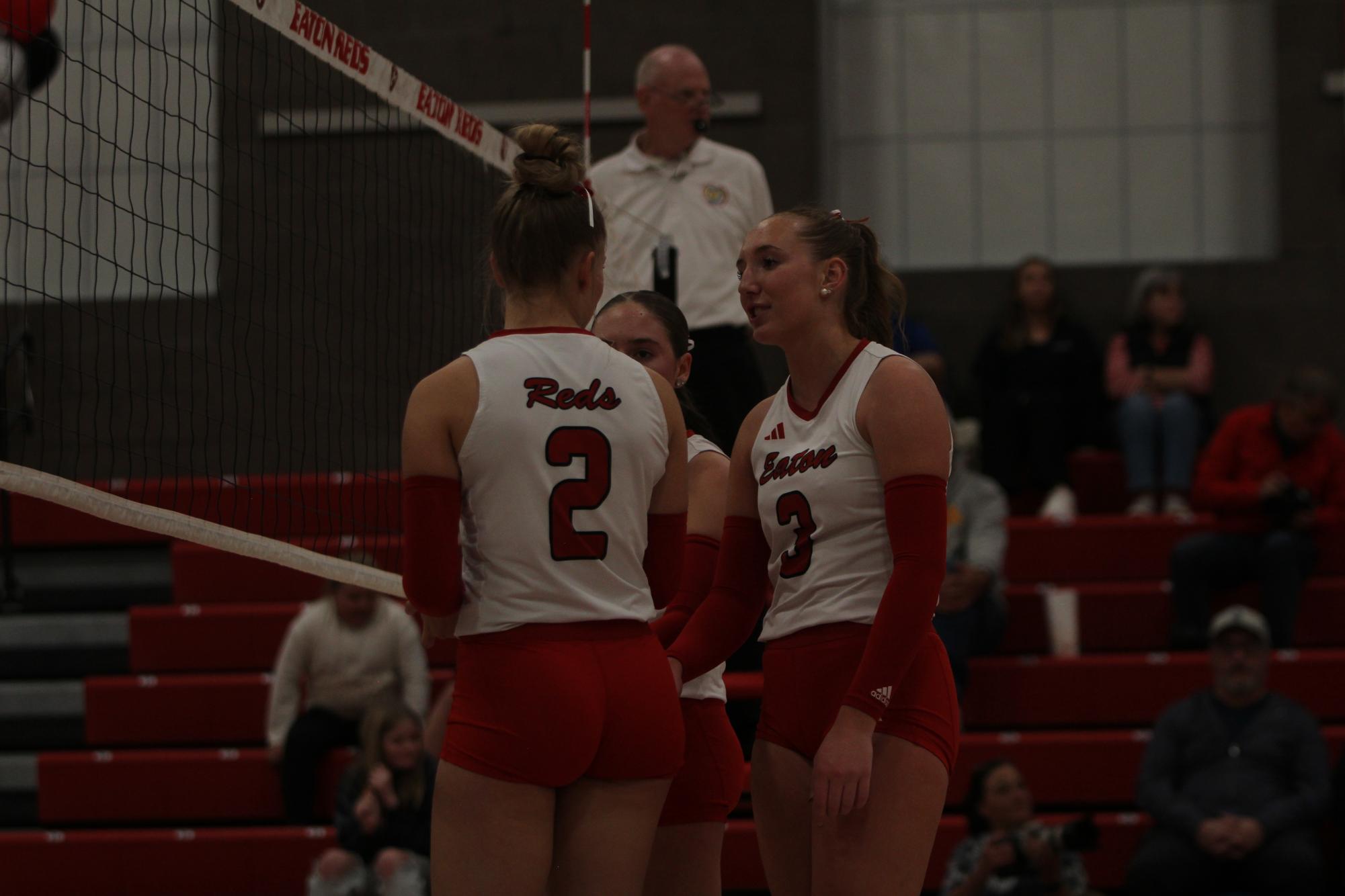 Eaton High School volleyball senior night photos