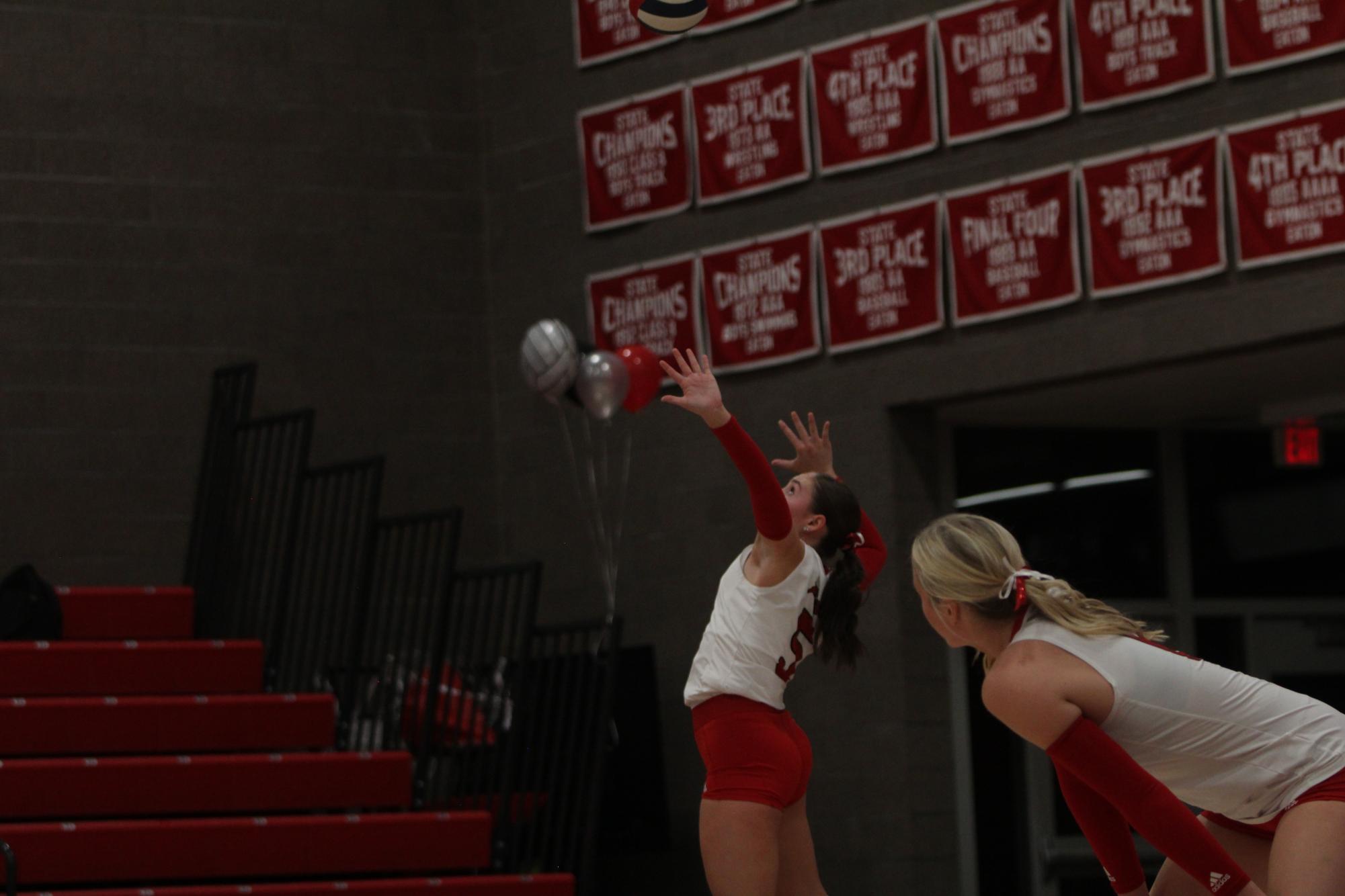 Eaton High School volleyball senior night photos