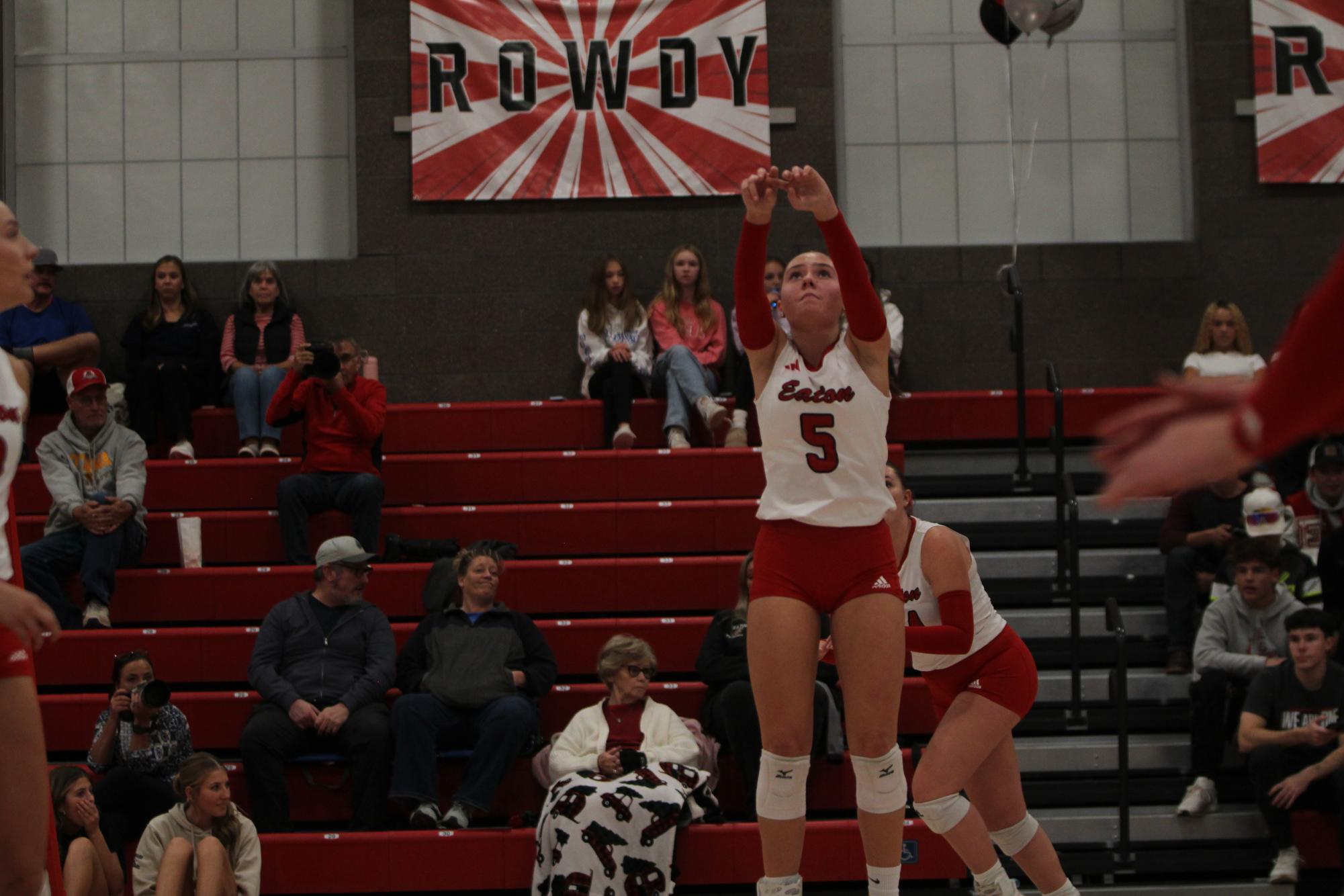 Eaton High School volleyball senior night photos