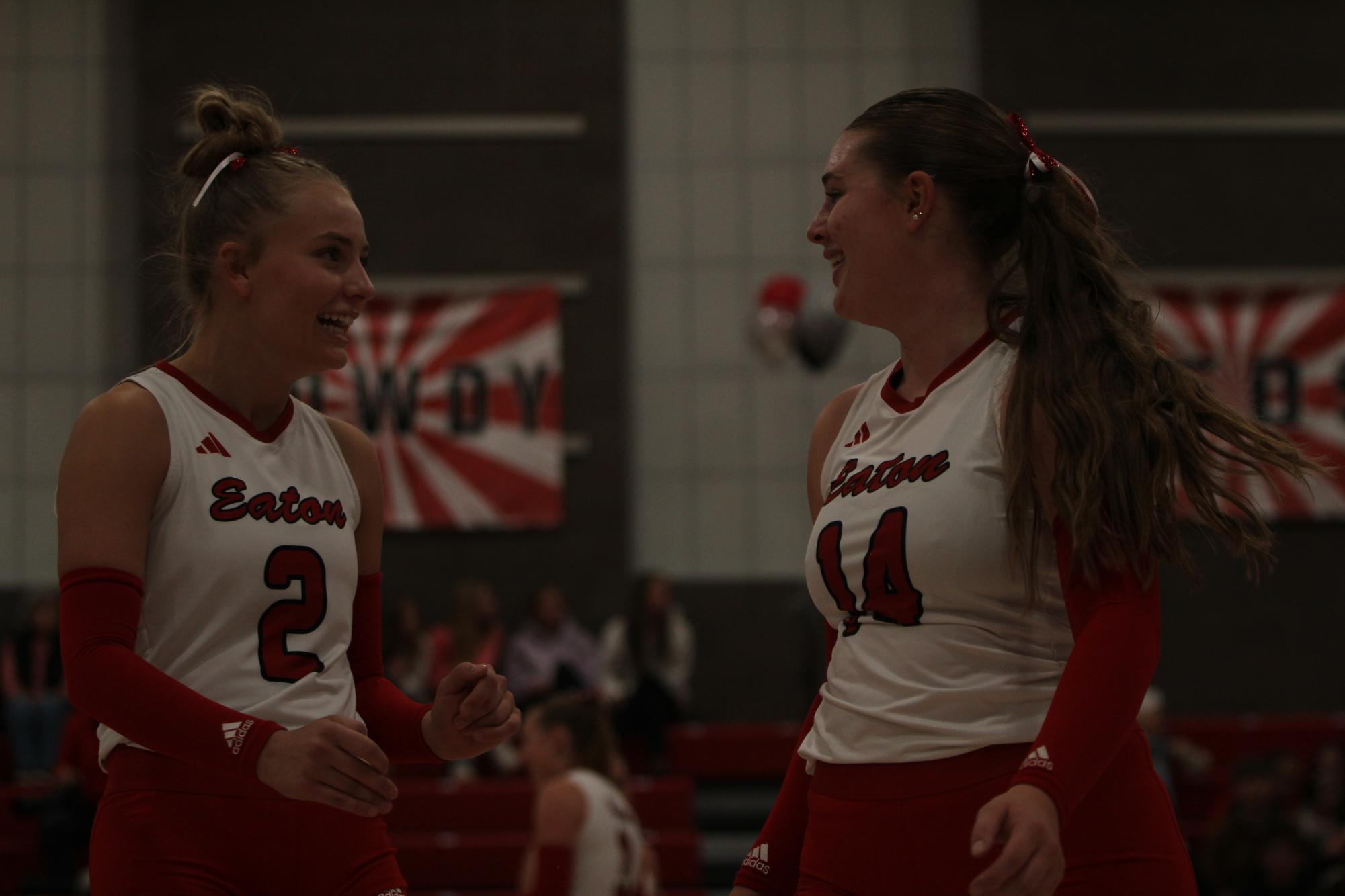 Eaton High School volleyball senior night photos