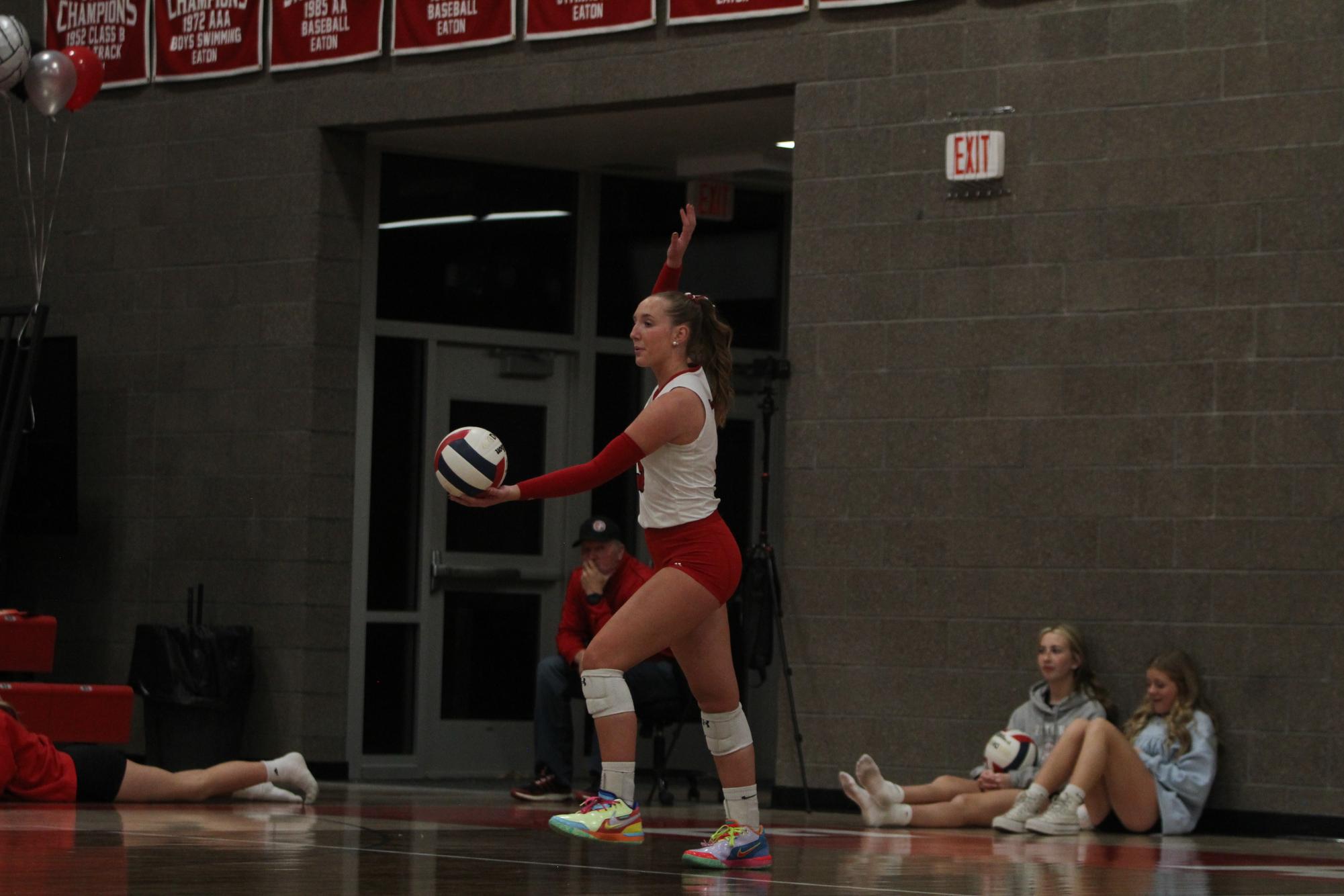 Eaton High School volleyball senior night photos