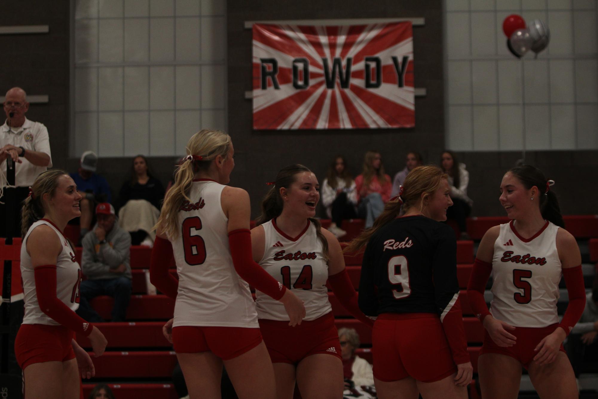 Eaton High School volleyball senior night photos