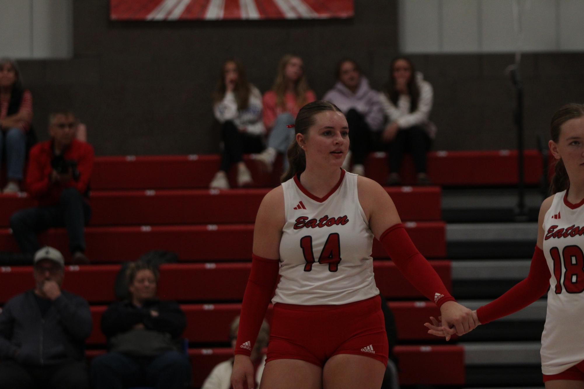 Eaton High School volleyball senior night photos