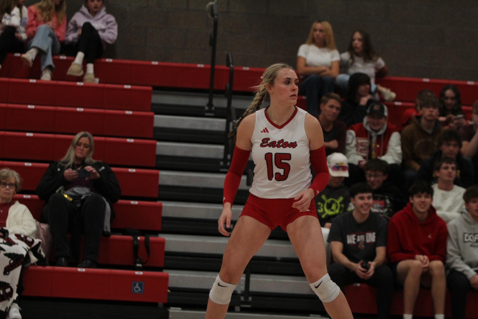 Eaton High School volleyball senior night photos