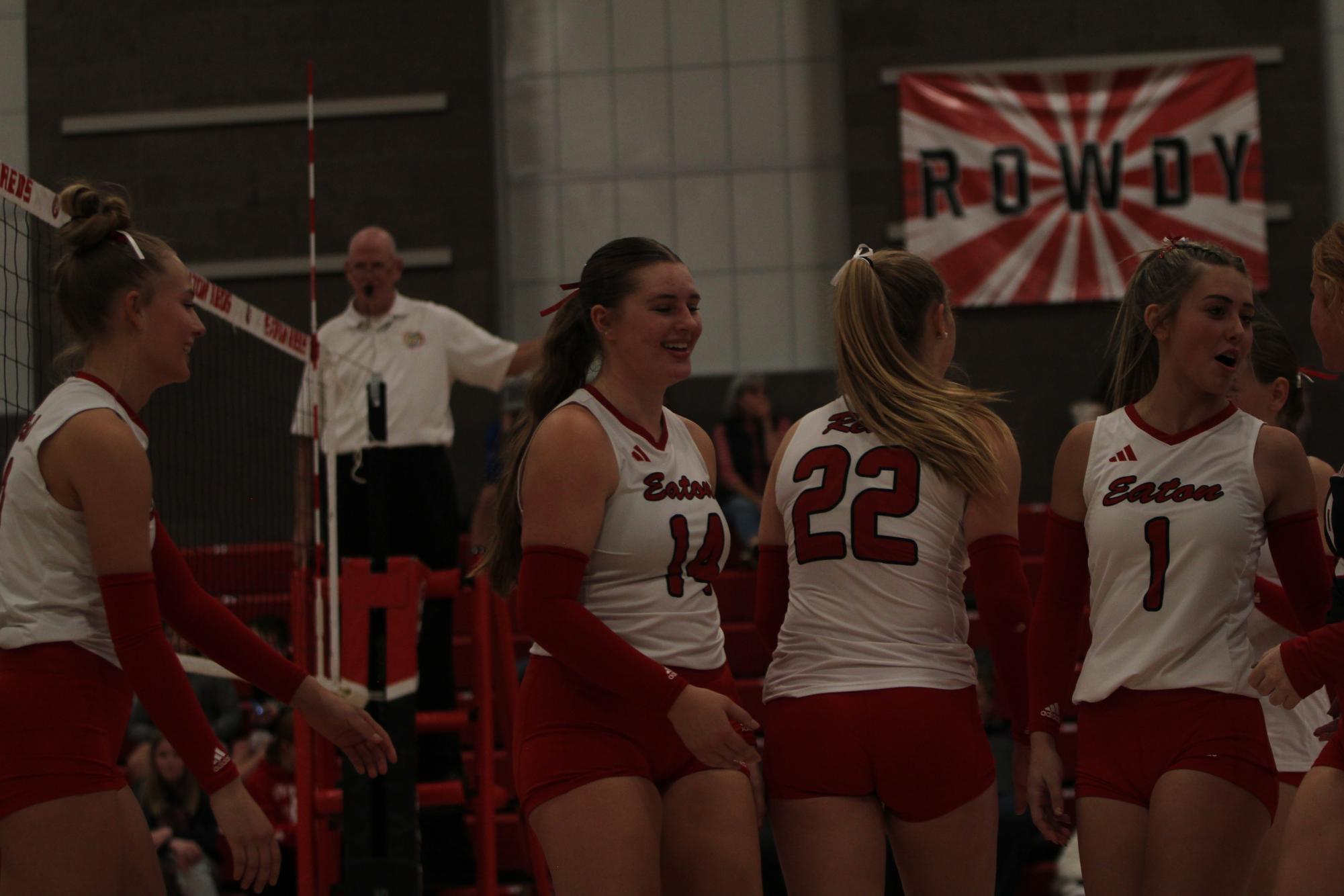 Eaton High School volleyball senior night photos