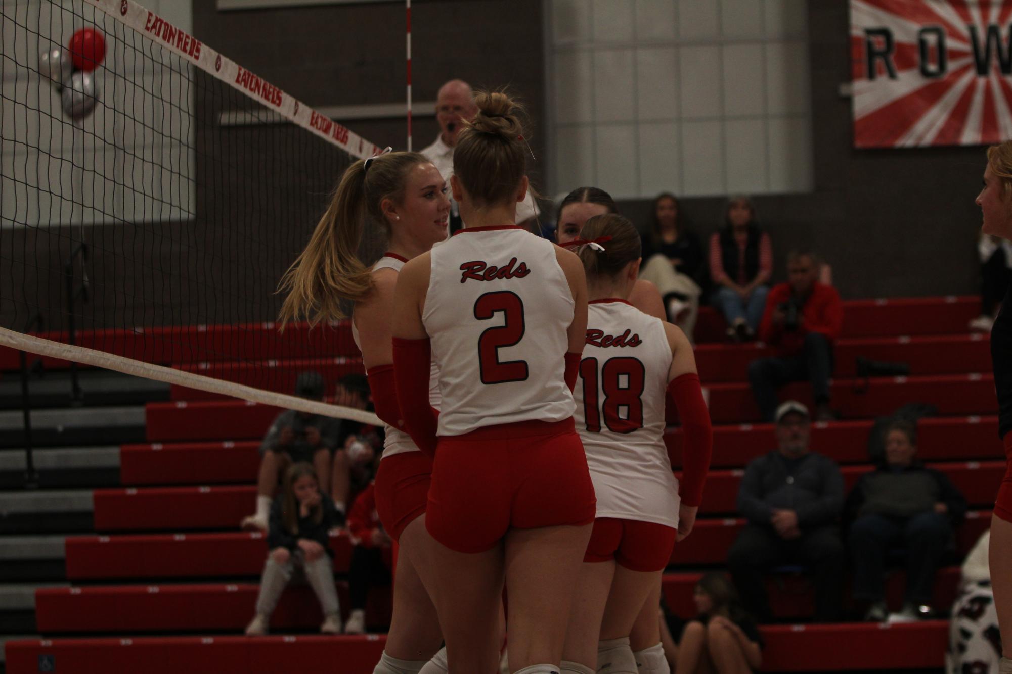 Eaton High School volleyball senior night photos