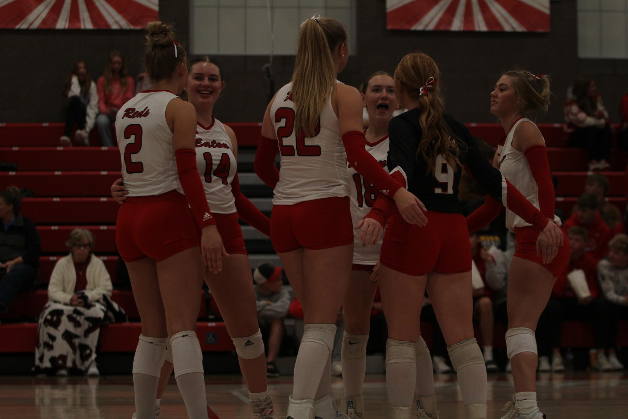 Eaton High School volleyball senior night photos