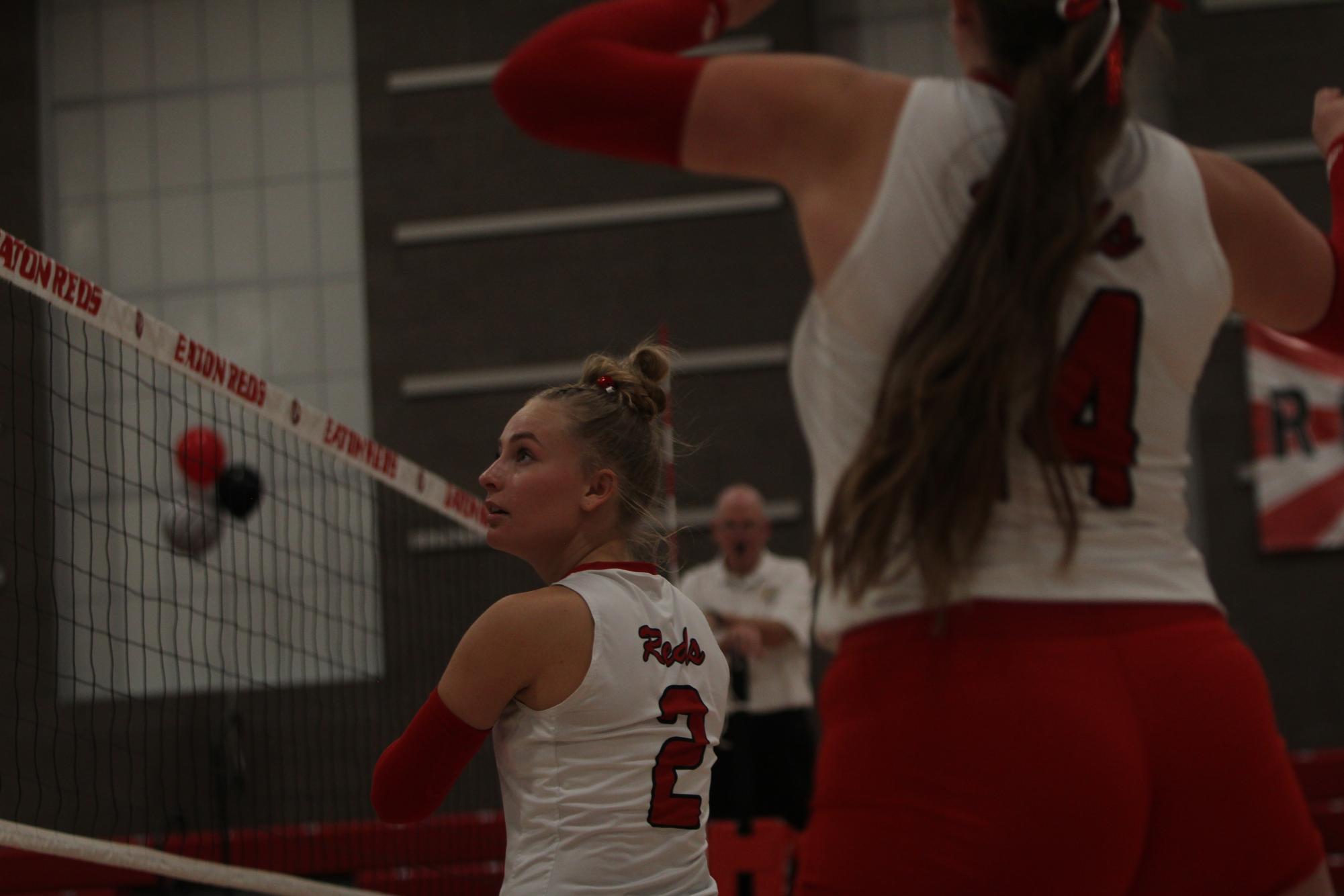 Eaton High School volleyball senior night photos