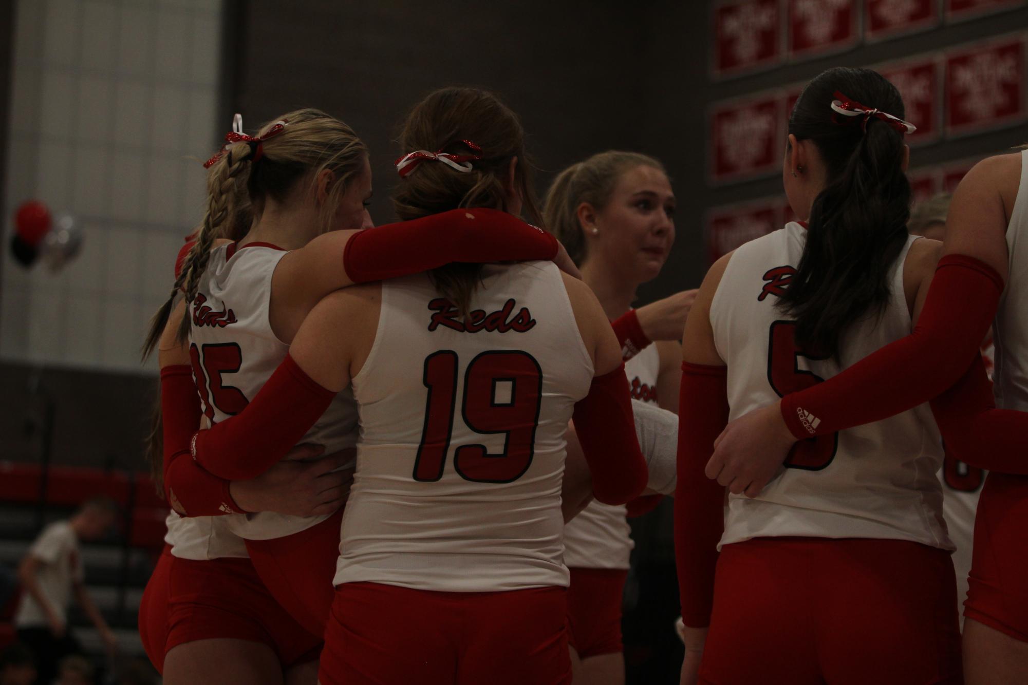 Eaton High School volleyball senior night photos