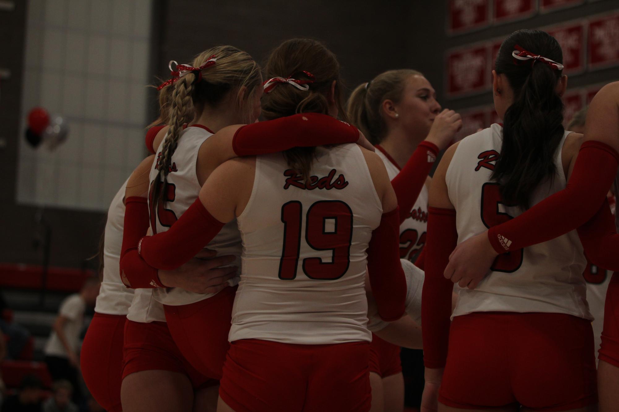 Eaton High School volleyball senior night photos