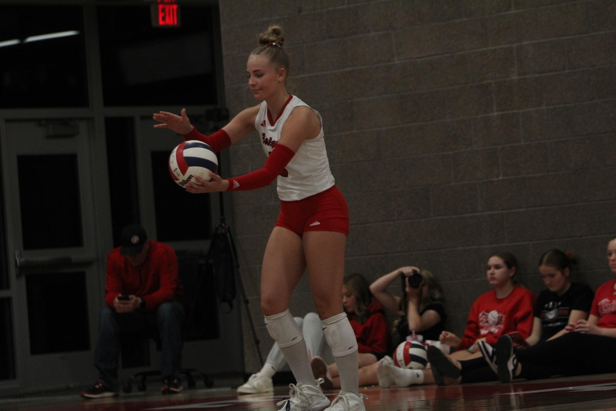 Eaton High School volleyball senior night photos