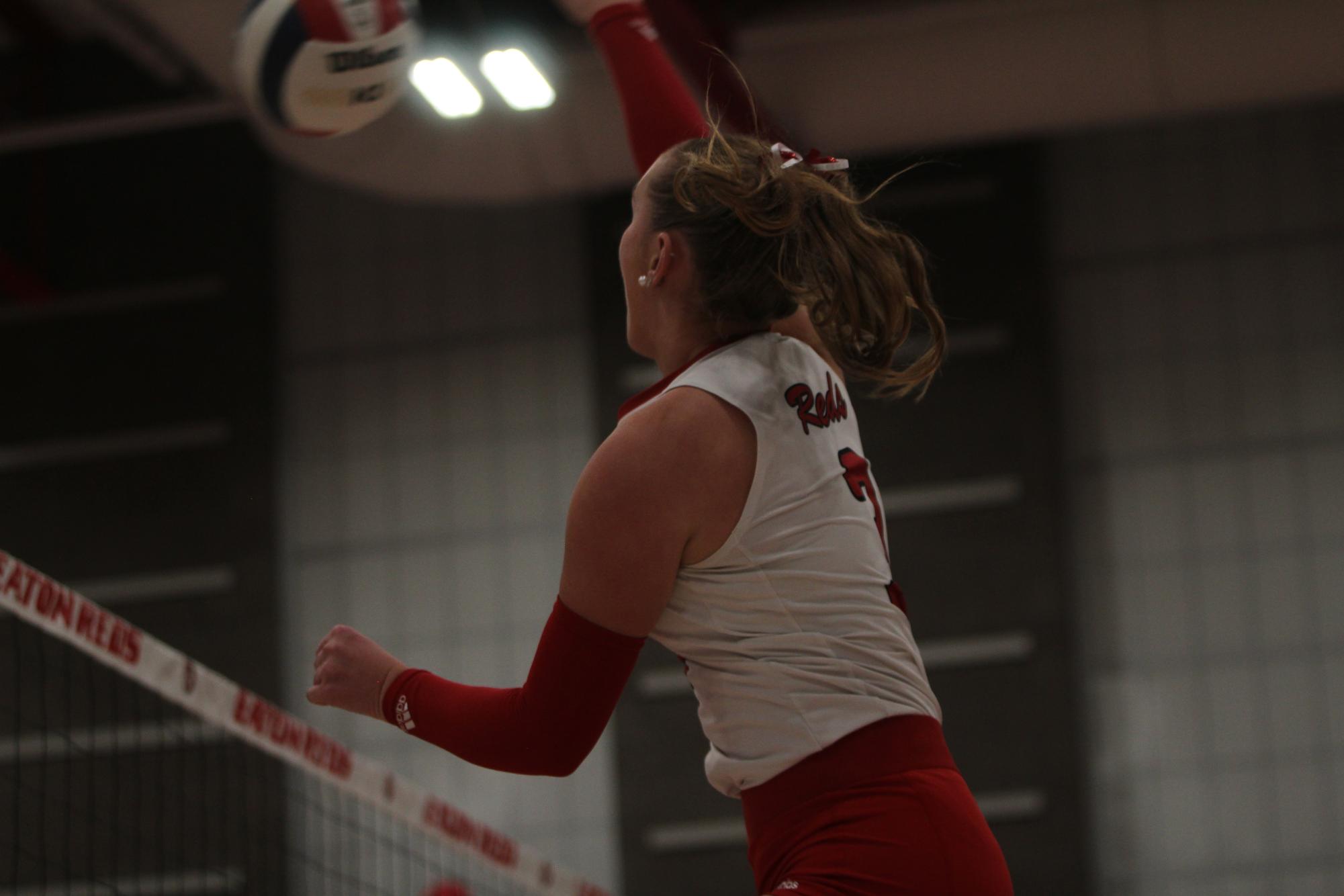 Eaton High School volleyball senior night photos