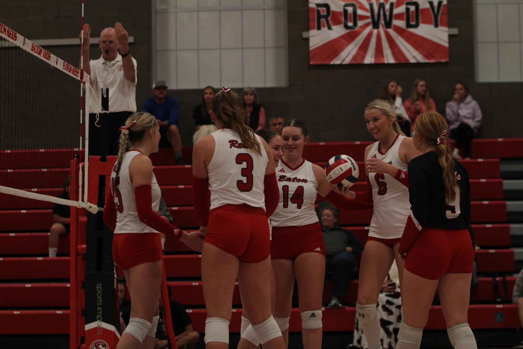 Eaton High School volleyball senior night photos