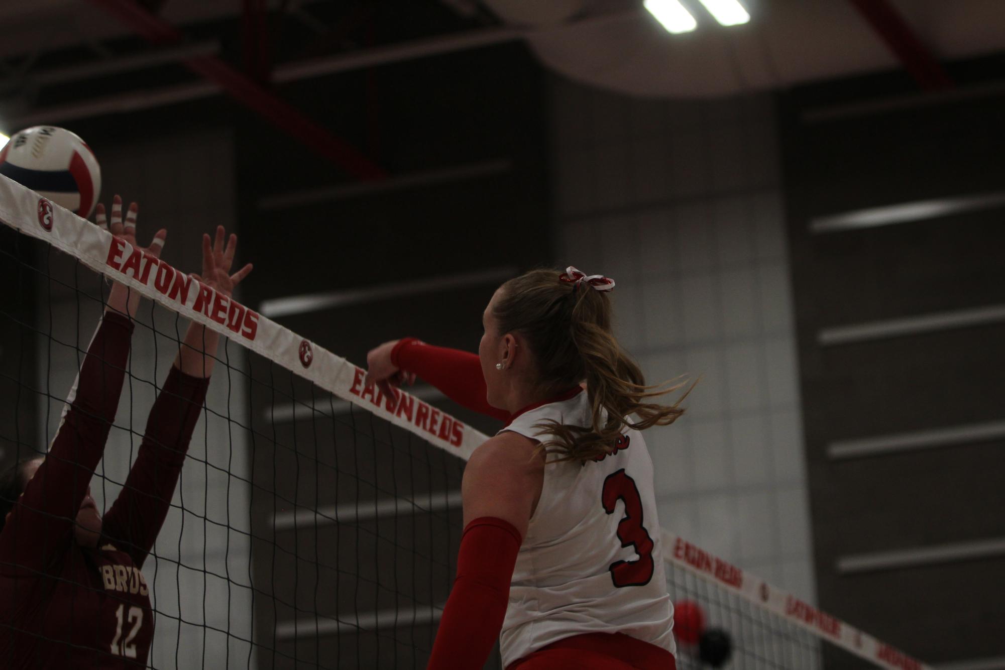 Eaton High School volleyball senior night photos