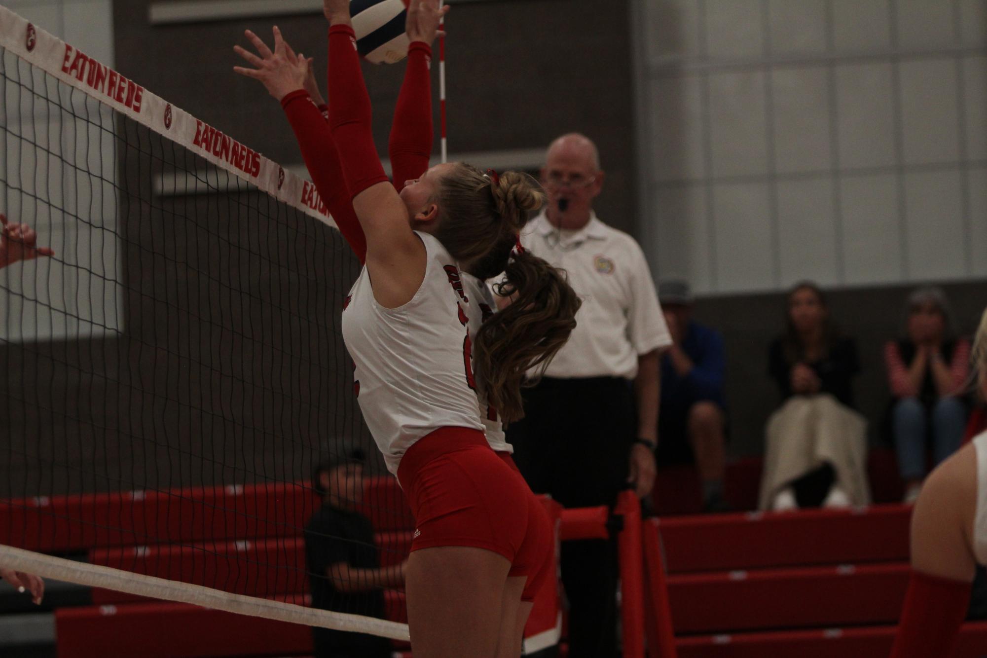 Eaton High School volleyball senior night photos