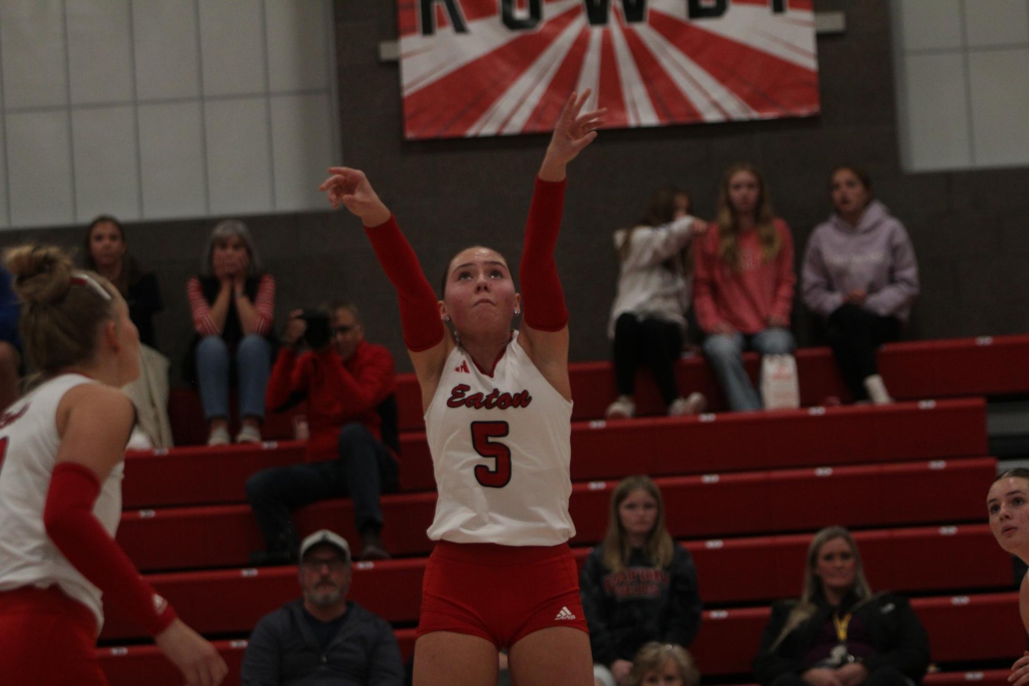 Eaton High School volleyball senior night photos