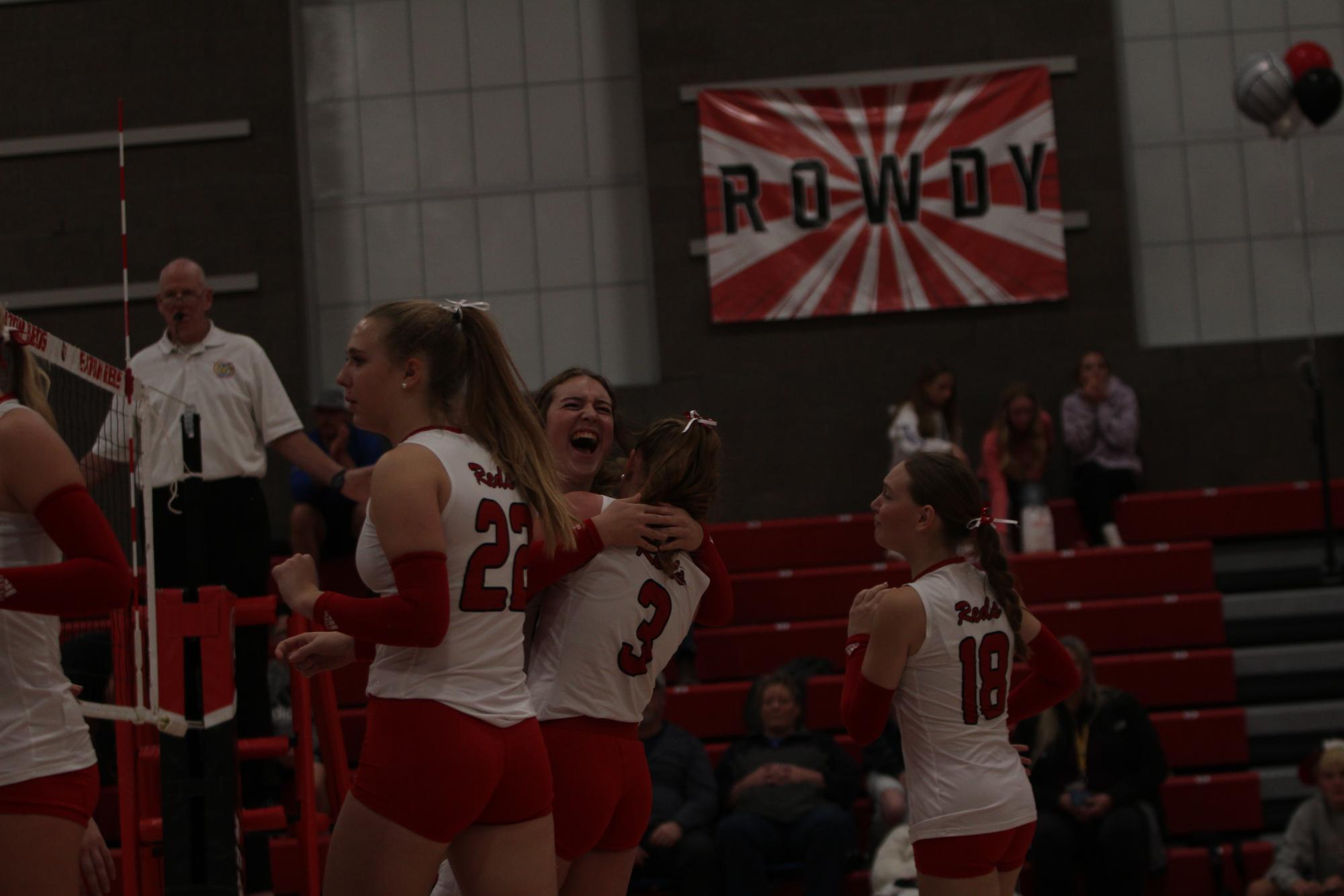 Eaton High School volleyball senior night photos