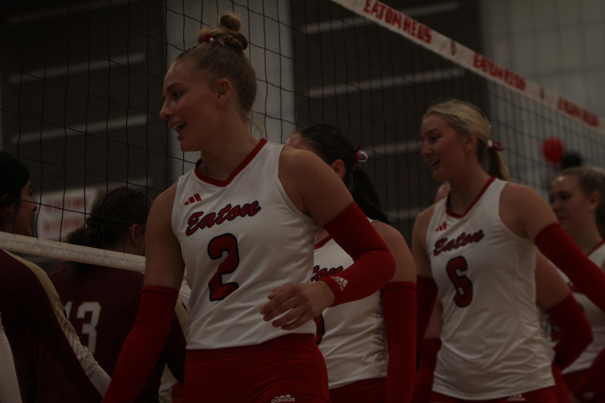 Eaton High School volleyball senior night photos