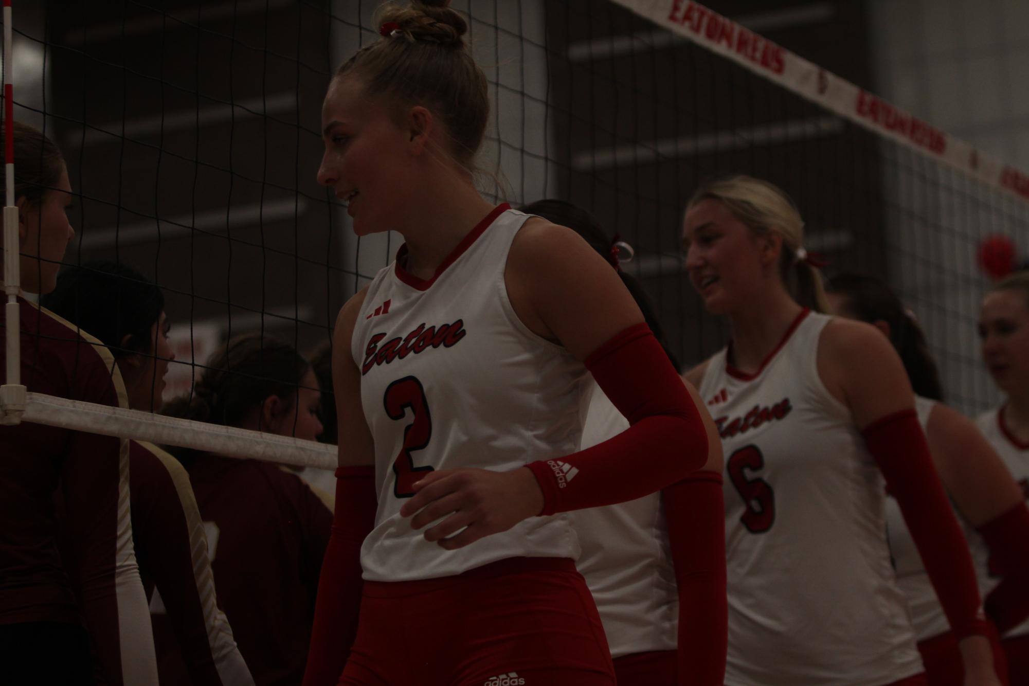 Eaton High School volleyball senior night photos