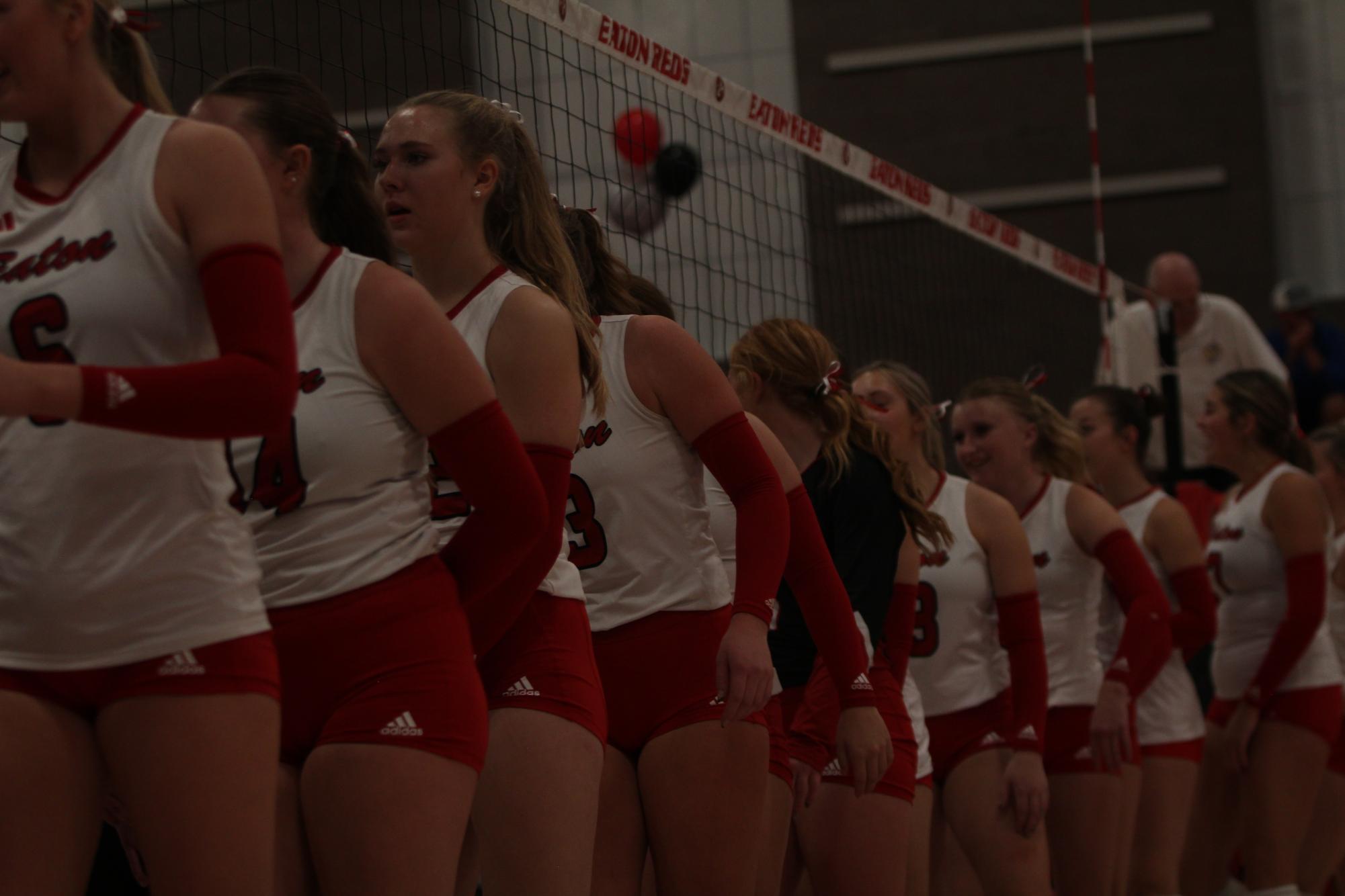 Eaton High School volleyball senior night photos