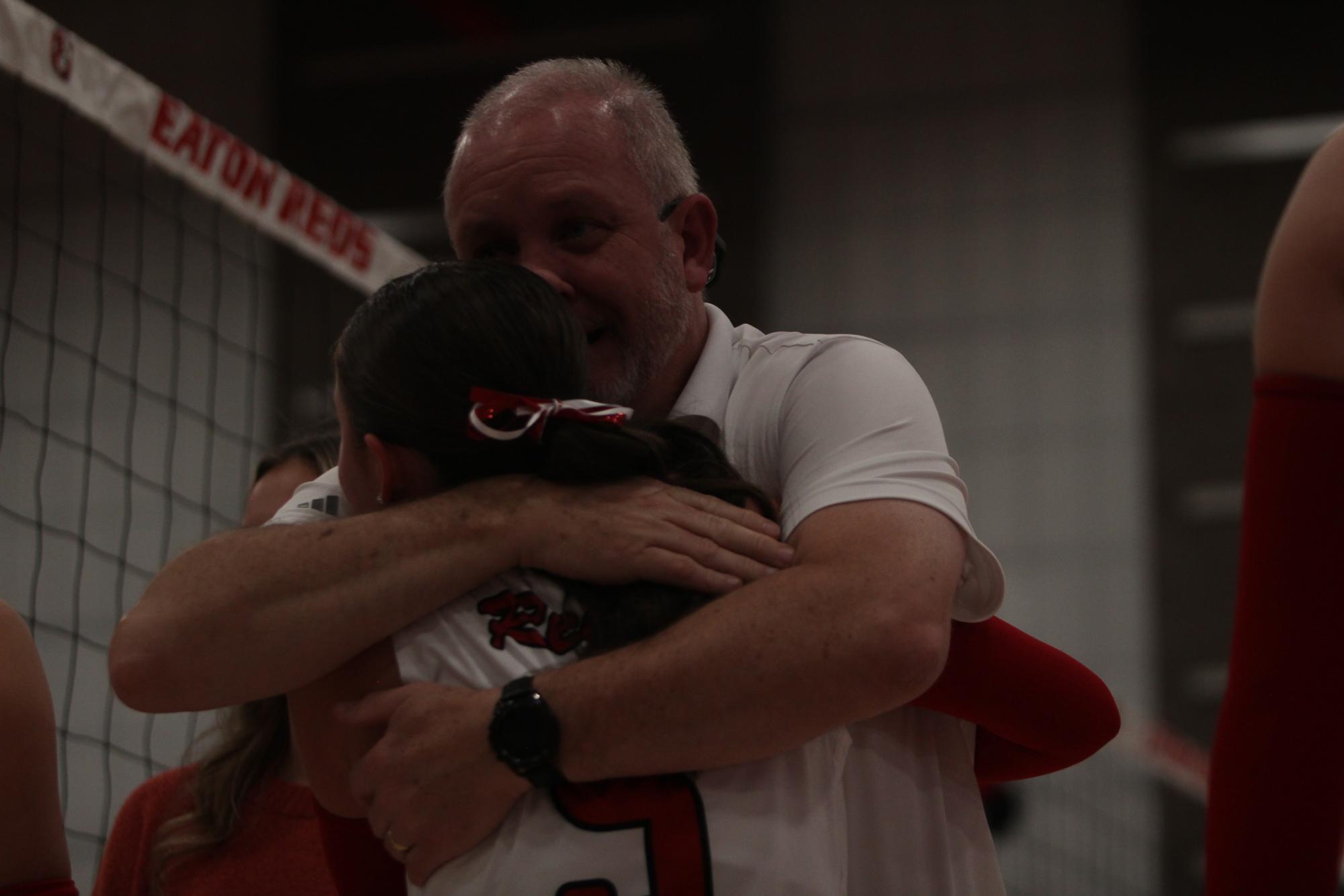 Eaton High School volleyball senior night photos