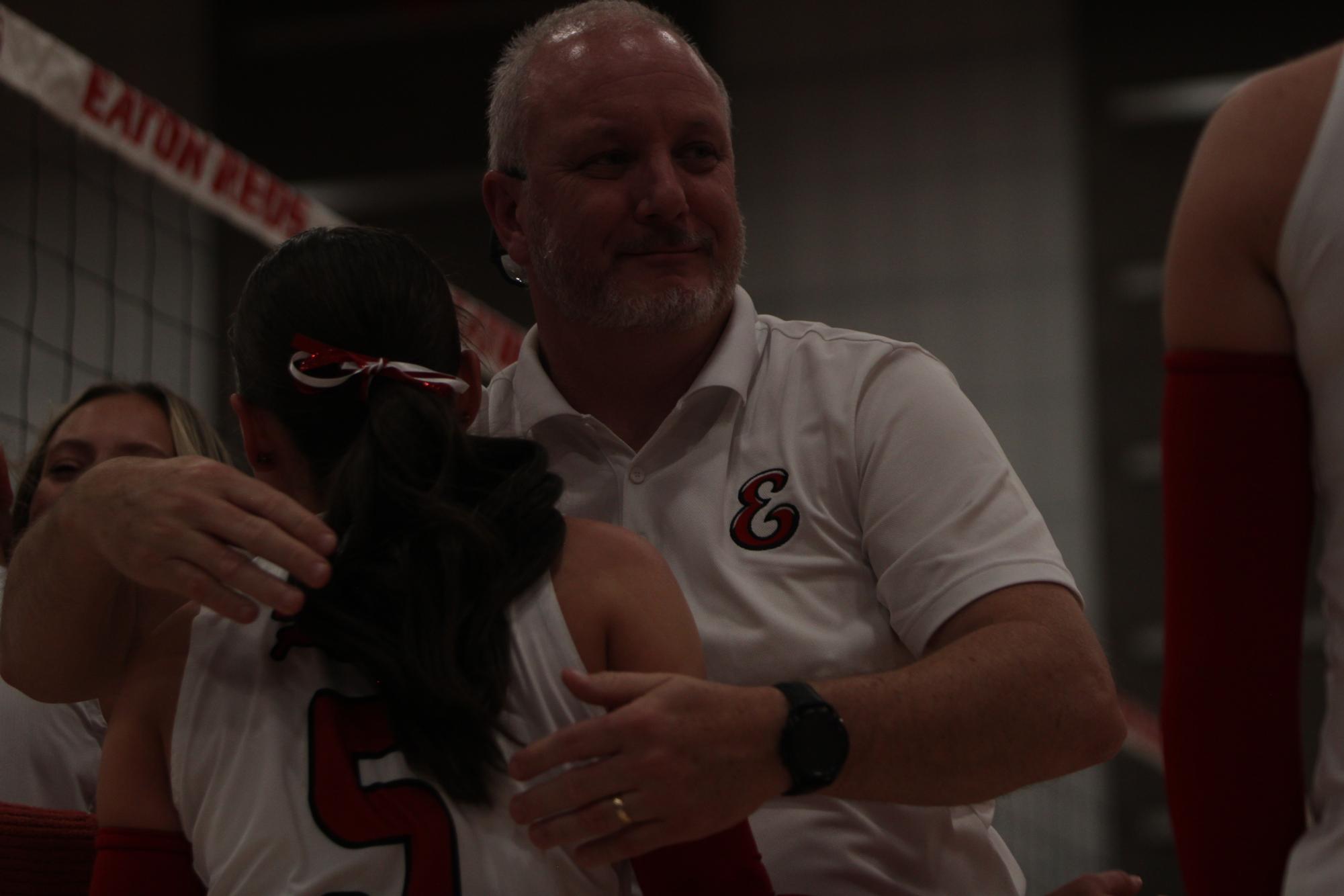 Eaton High School volleyball senior night photos