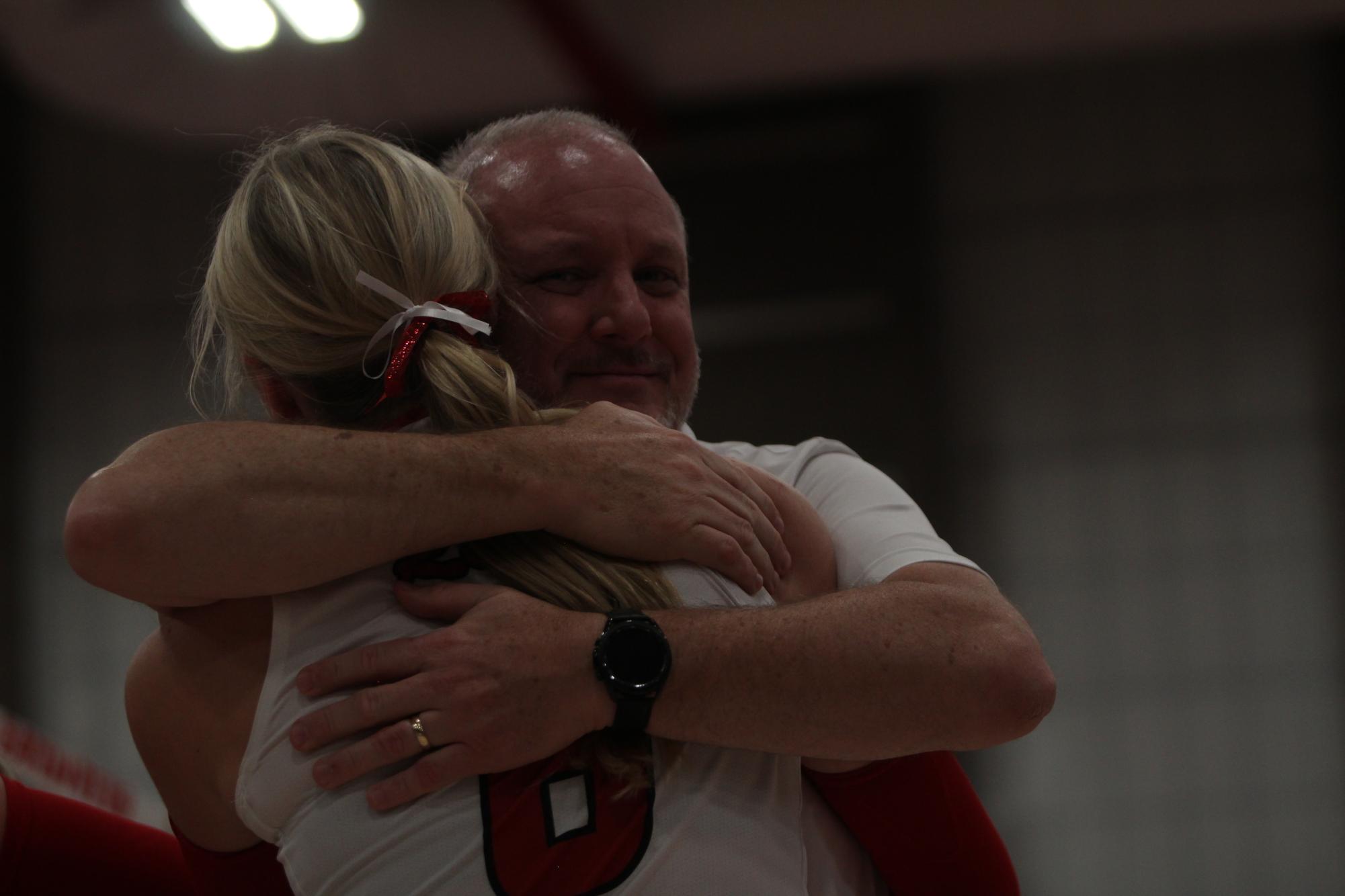 Eaton High School volleyball senior night photos