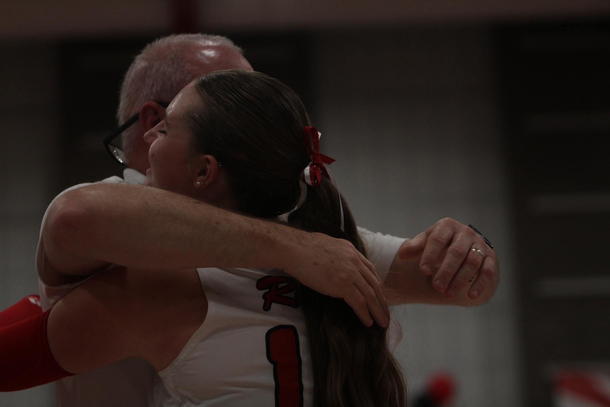 Eaton High School volleyball senior night photos