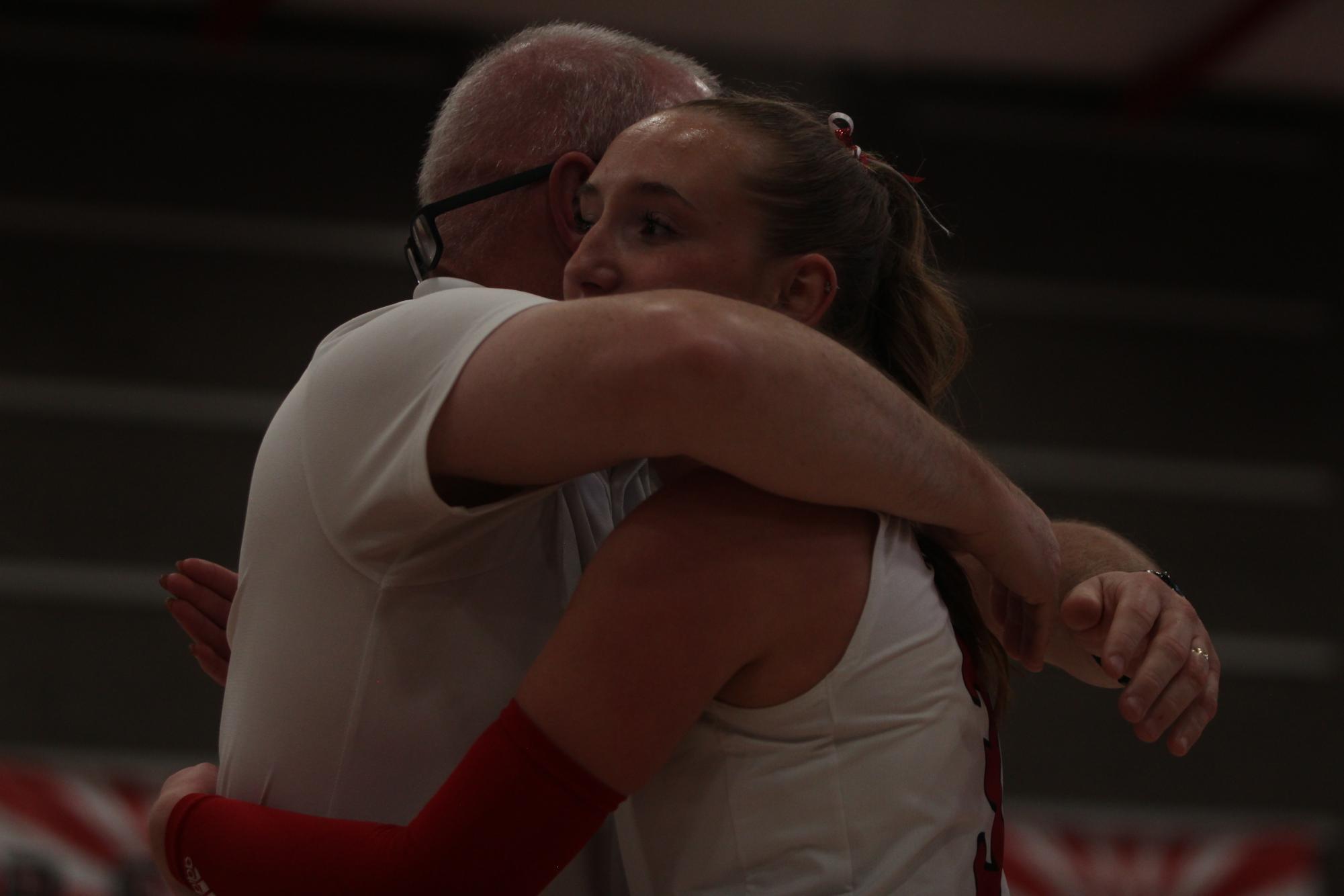 Eaton High School volleyball senior night photos