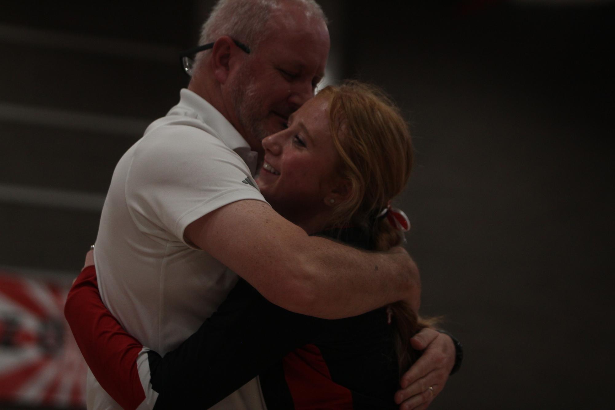 Eaton High School volleyball senior night photos