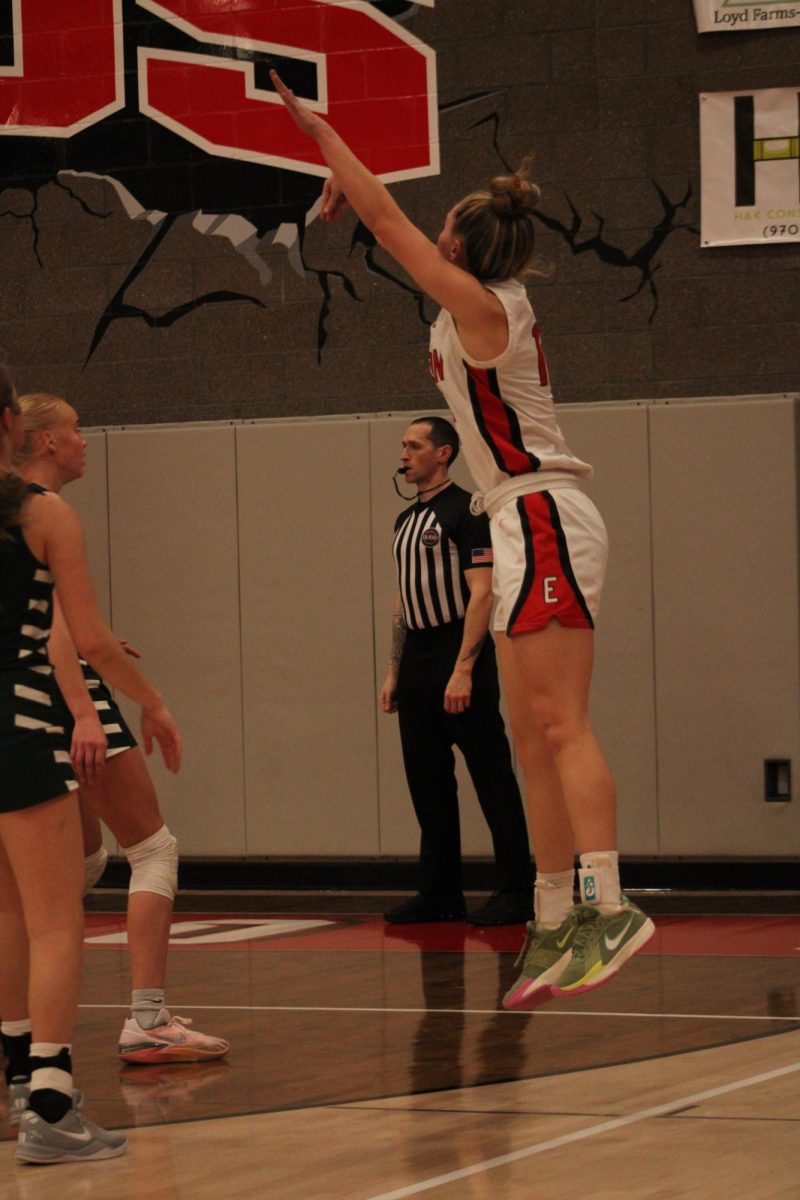 Intense action on the court