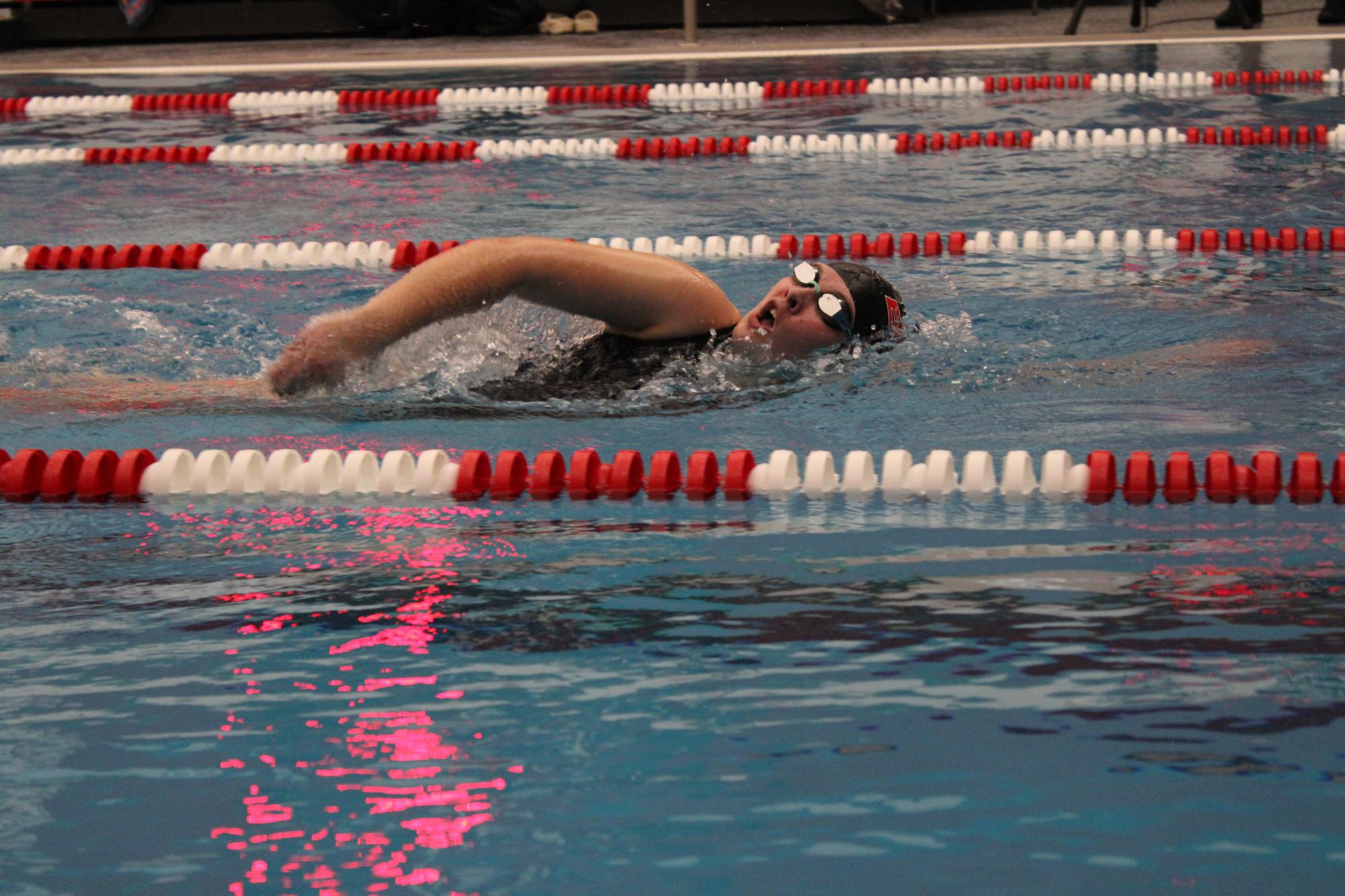 Reds swim team prepares for the final stretch