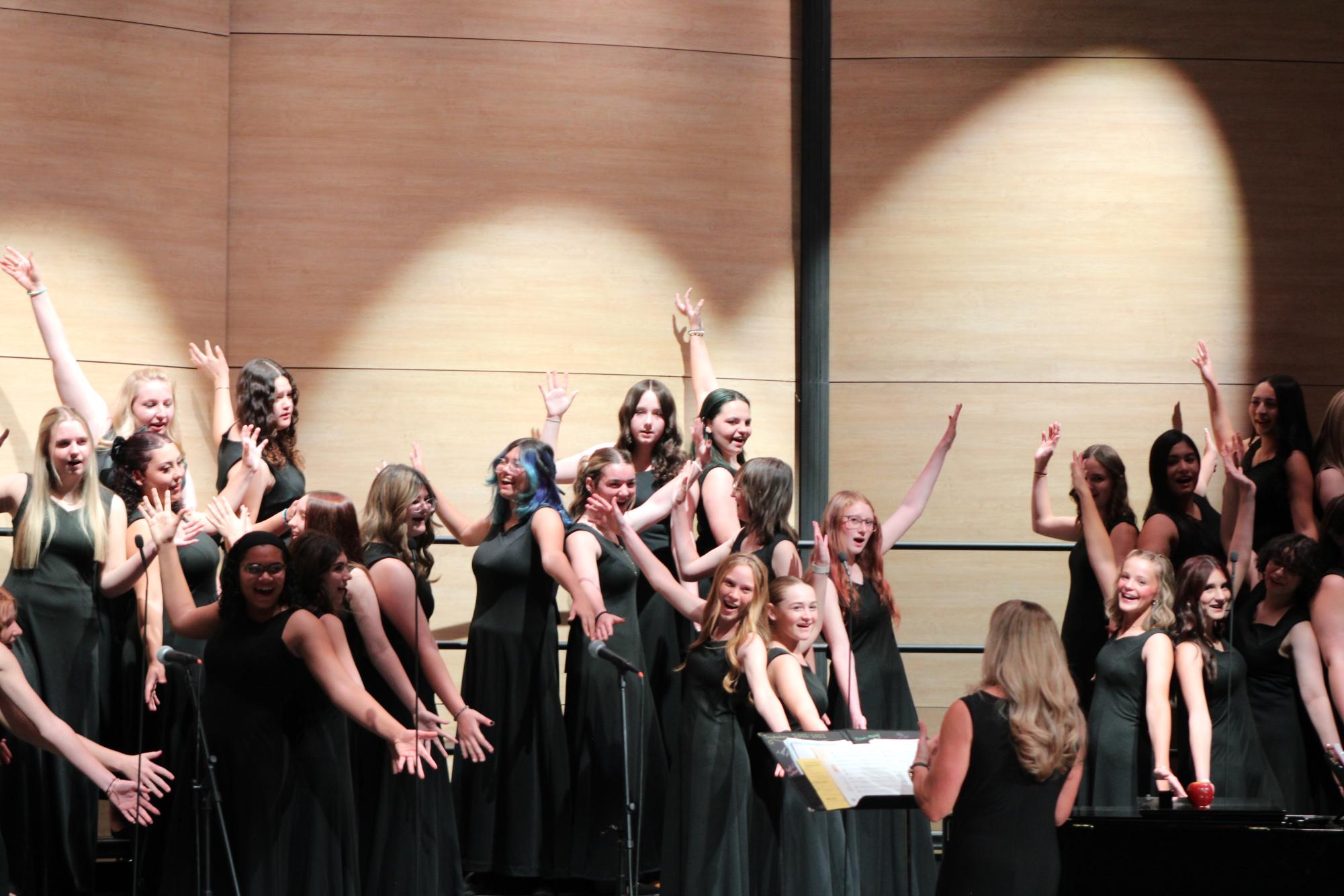 Fall choir concert riffs through the night