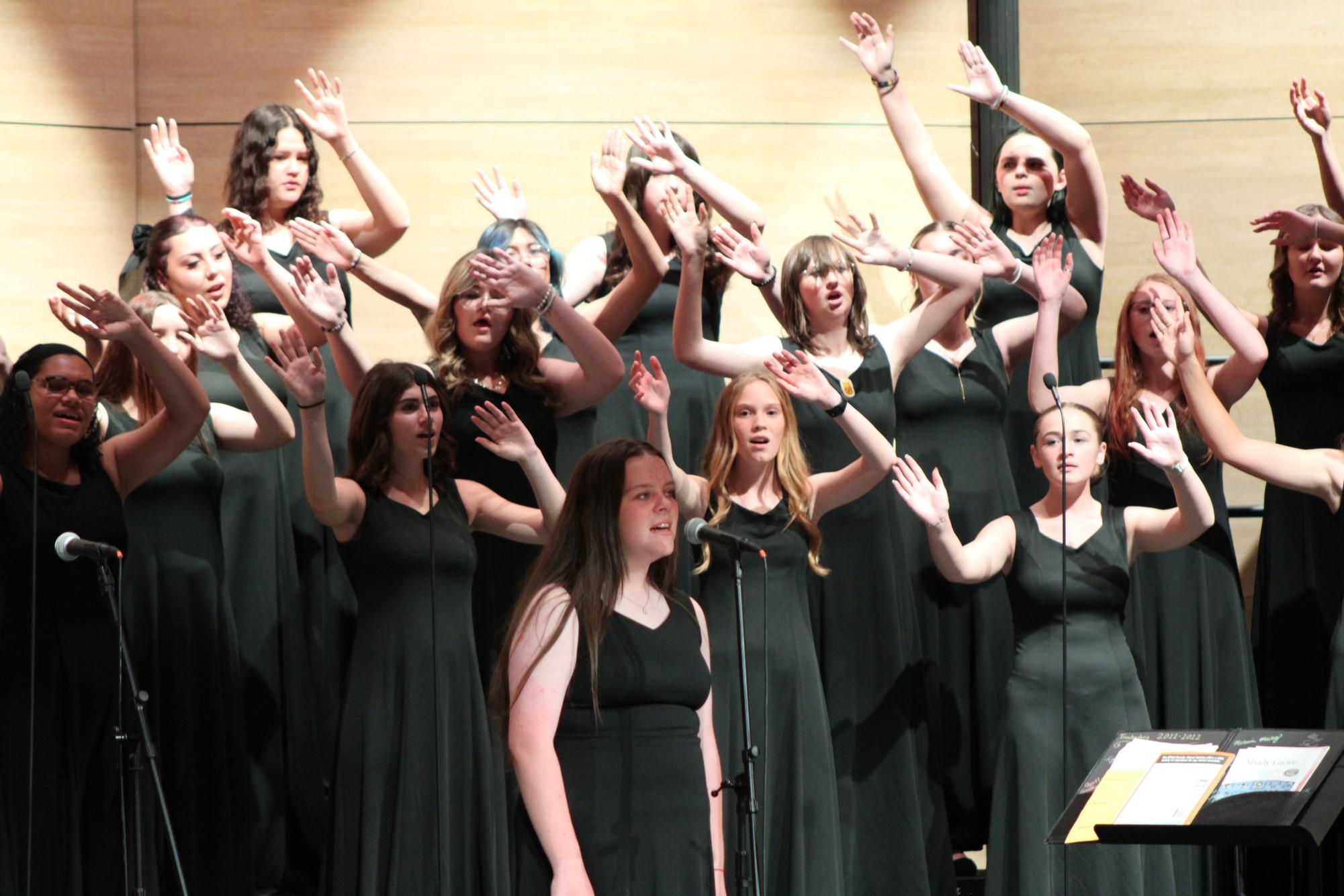 Fall choir concert riffs through the night