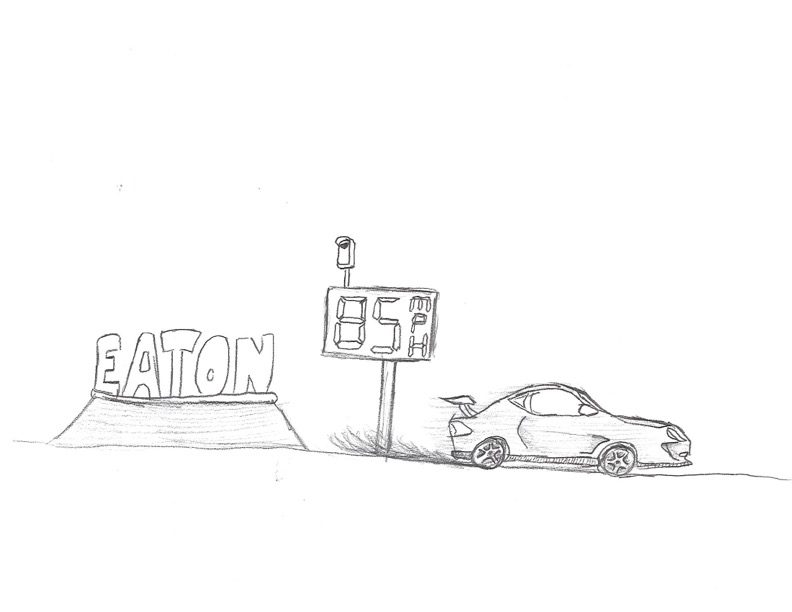 Speed cameras hit the town of Eaton