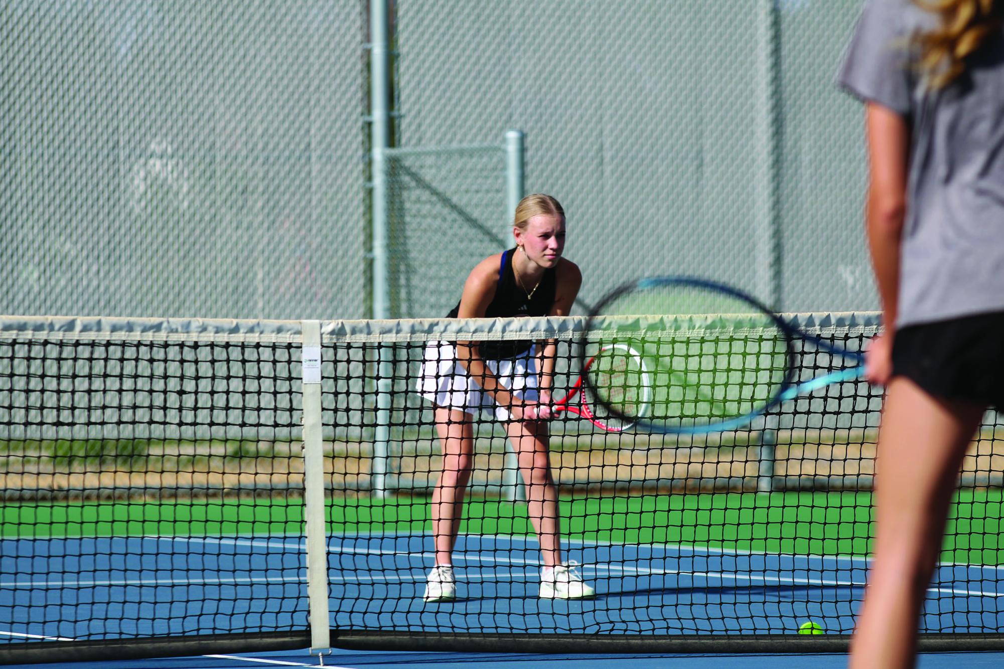 Eaton varsity tennis vs Timnath