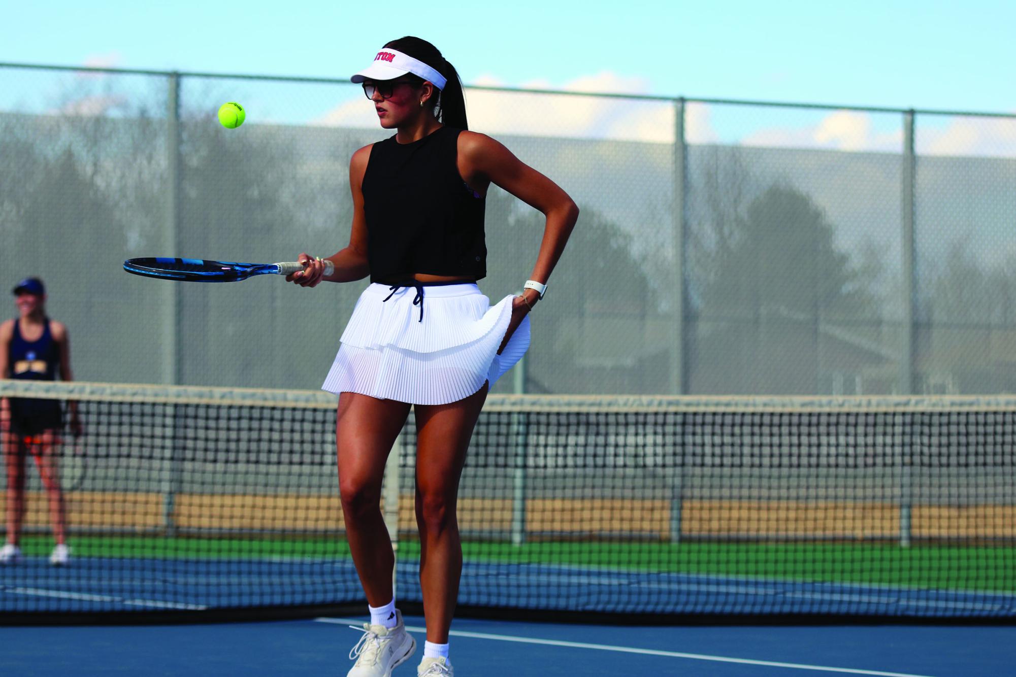 Eaton varsity tennis vs Timnath